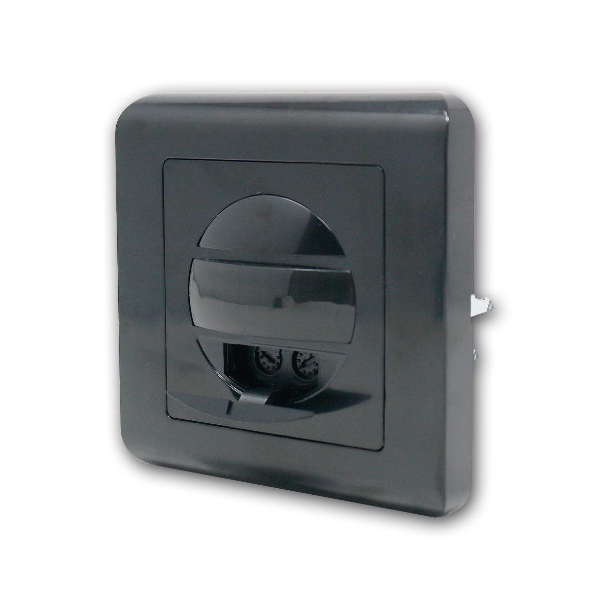 world-trading-net Bewegungsmelder Unterputz Bewegungsmelder 160° Pro, LED-geeig, sw