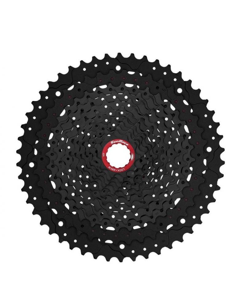 Zahnkranz SunRace CSMZ800 12-fach Kassette 11-51 Zähne Schwarz - MTB Schaltkompo