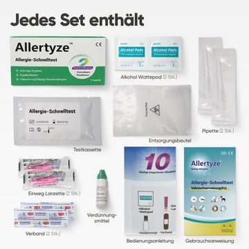 Björn&Schiller Bodentest Allergietest für zuhause Allertyze 2 Haustierallergene Selbsttest
