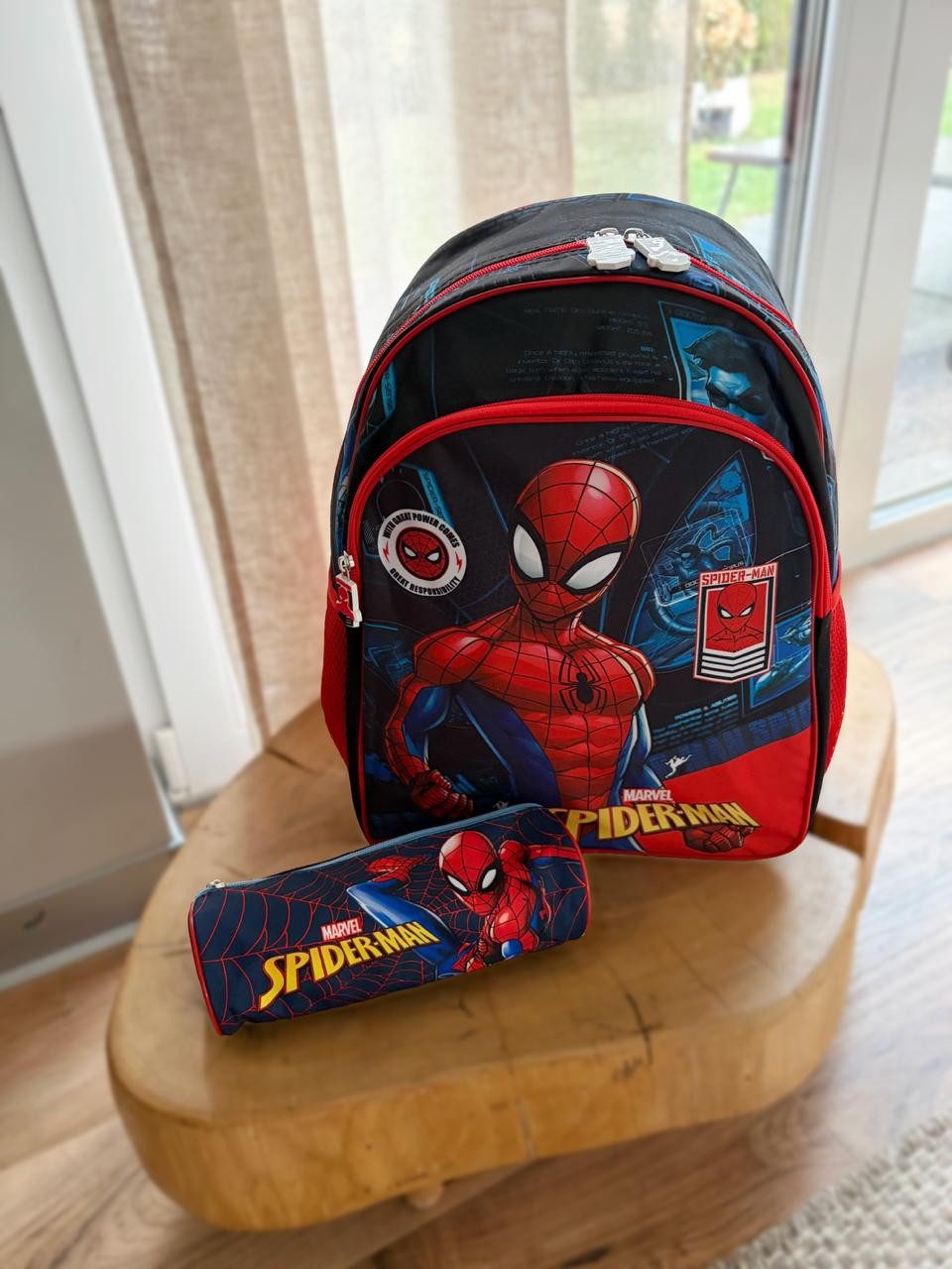 Spiderman Schulrucksack Spider-Man Schulset XXL 11-teilig mit Rucksack für Schule & Freizeit (11-tlg)