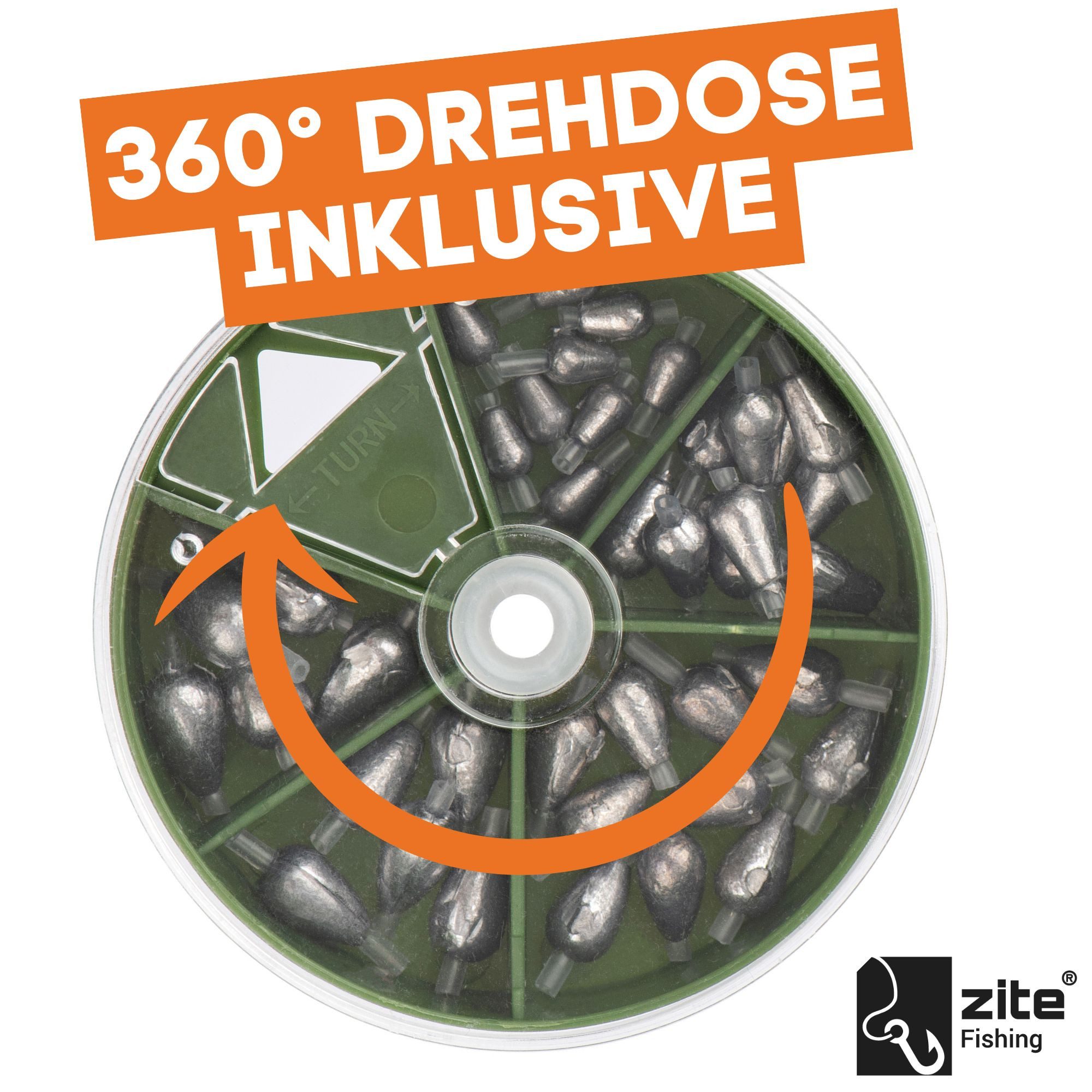 Zite Birnenblei Sortiment 40STK 1-5g Tropfenblei Set Grundangeln Forelle Barsch Angeln