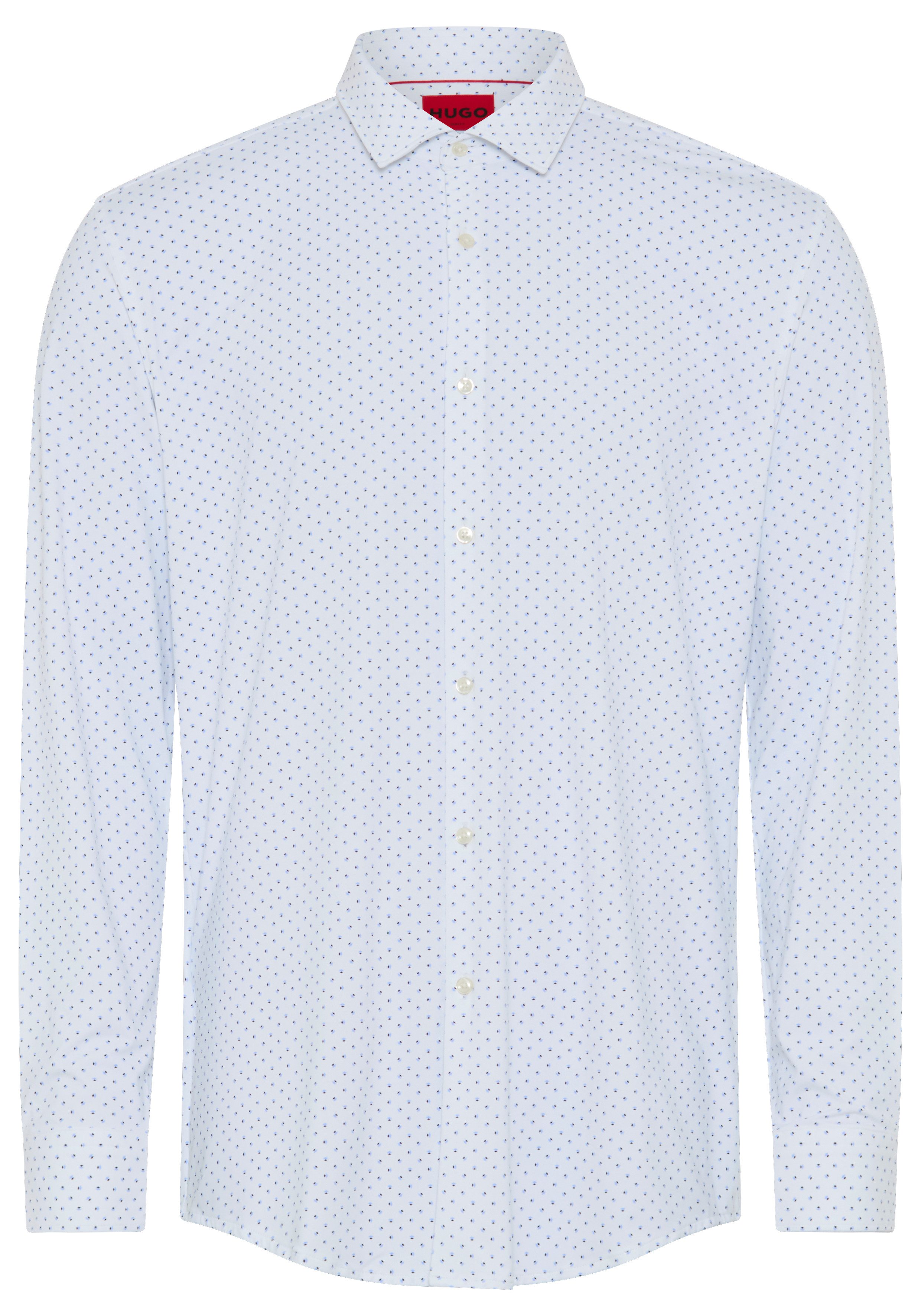 HUGO Businesshemd Kenno Kentkragen, Slim Fit, Baumwoll-Mix