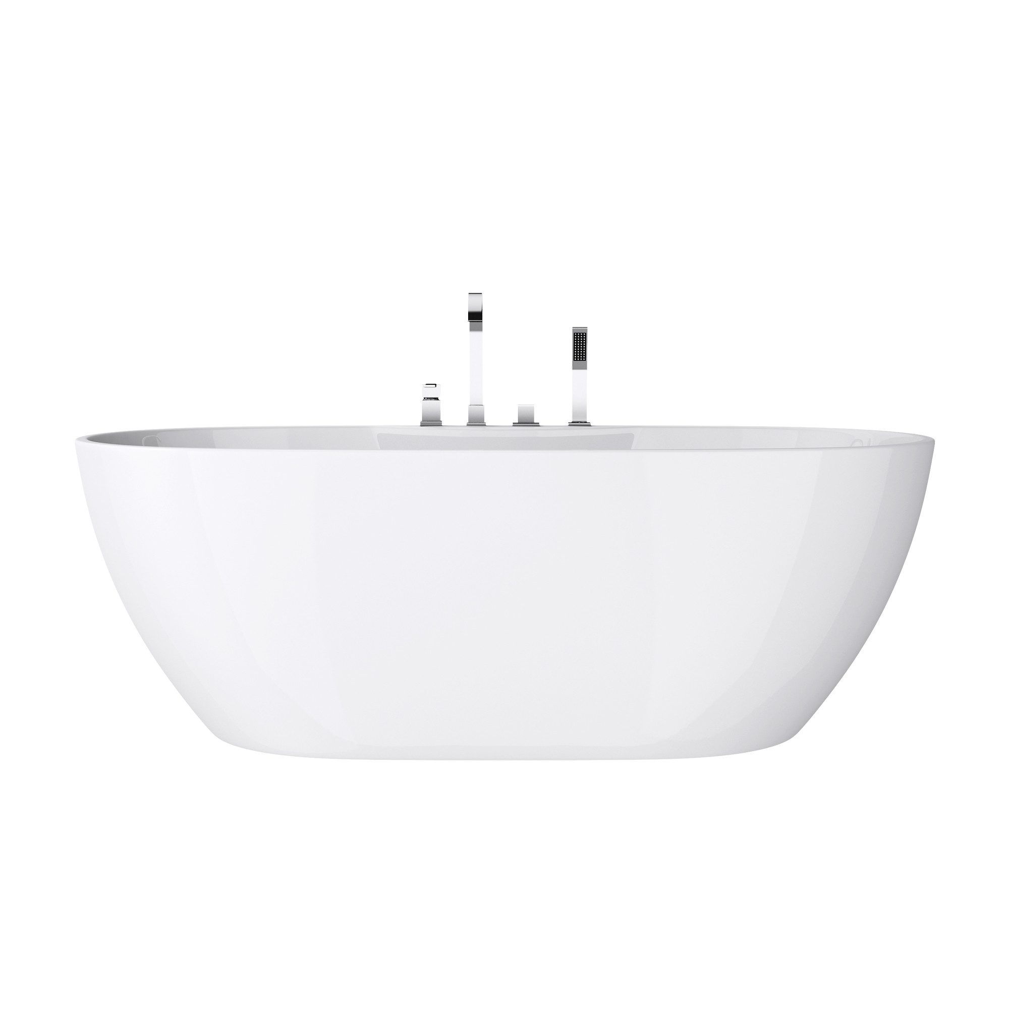 doporro Badewanne Design-Badewanne Freistehend inkl. Ablaufgarnitur günstig online kaufen