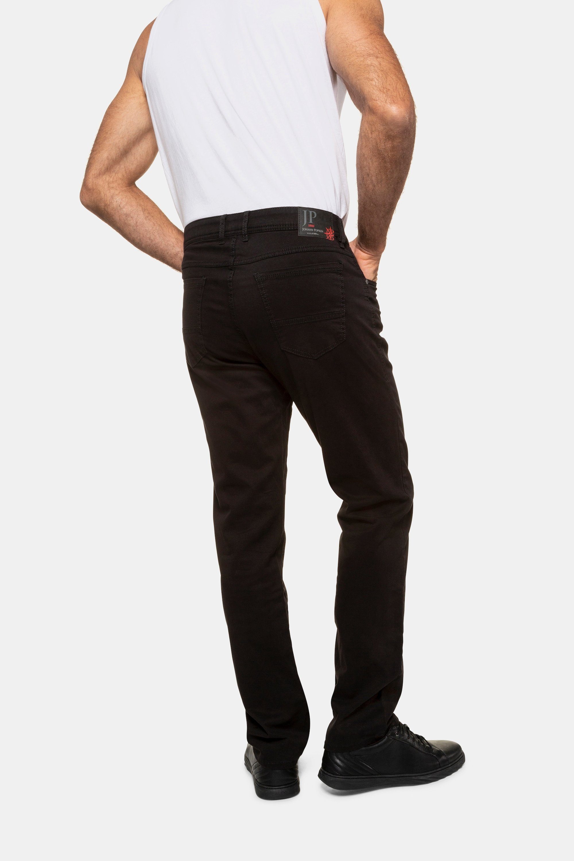 Bauchfit JP1880 Twillhose bis Größe N-70/U-35 5-Pocket-Jeans schwarz