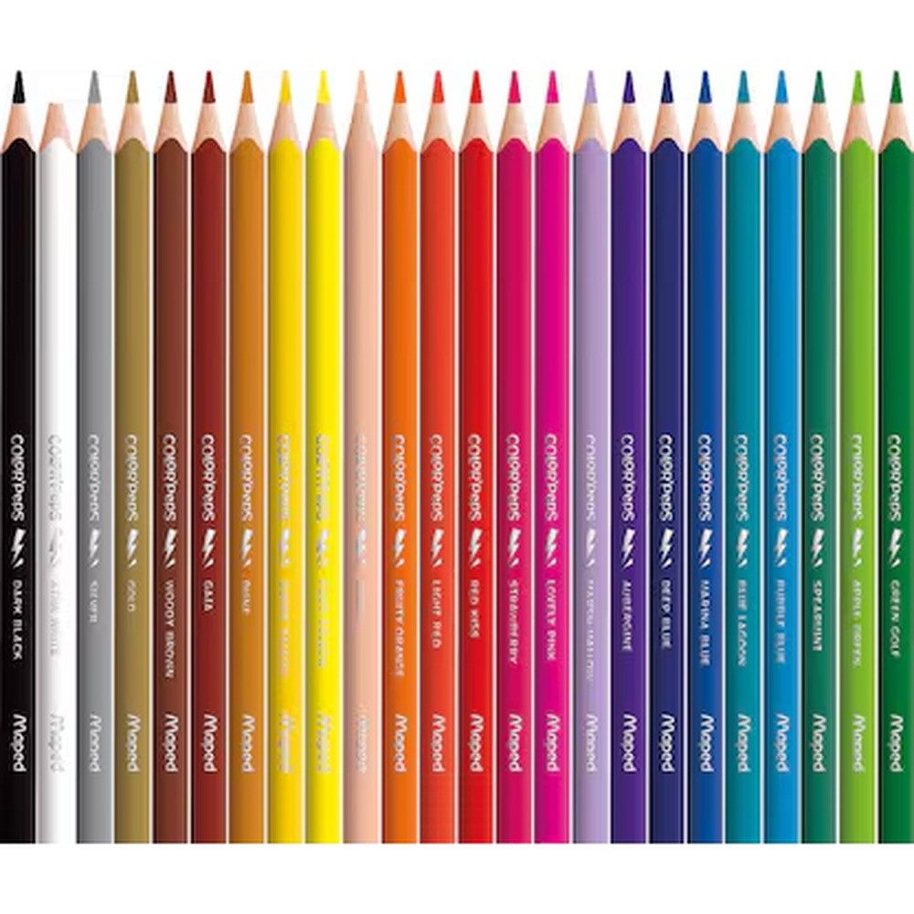 MAPED Buntstift 24 maped COLOR'PEPS STRONG Buntstifte farbsortiert