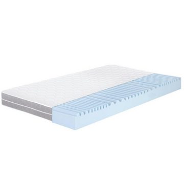 Visco-Matratze Hybridschaum, H3, 140 x 200 cm 7-Zonen, MYDOLIDOL, 19 cm hoch, Abnehmbarer Bezug, Allergikergeeignet, Memory-Foam-Auflage