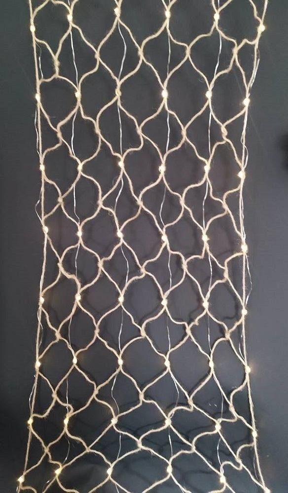 FHS LED-Lichternetz 35353 LED Hanfseil-Lichternetz 78er warmweiß günstig online kaufen