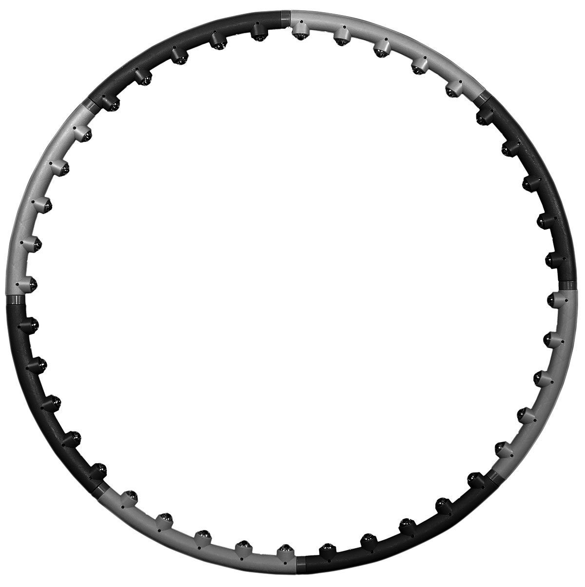 98 Hula cm grau/schwarz Ø Massagenoppen mit JOKA Reifen international Hula-Hoop-Reifen