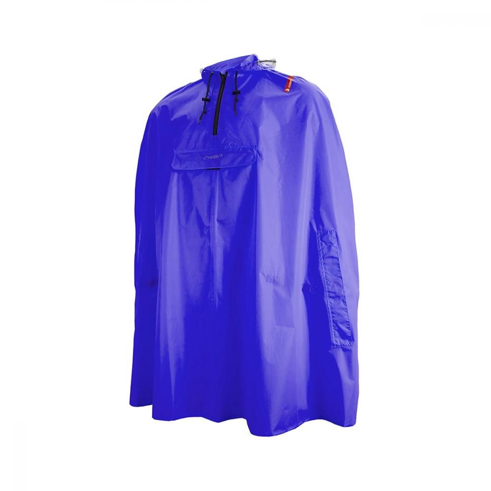 Fahrradhose CHIBA Regenponcho - wasserdicht, winddicht, reflektierend, Größe M/L