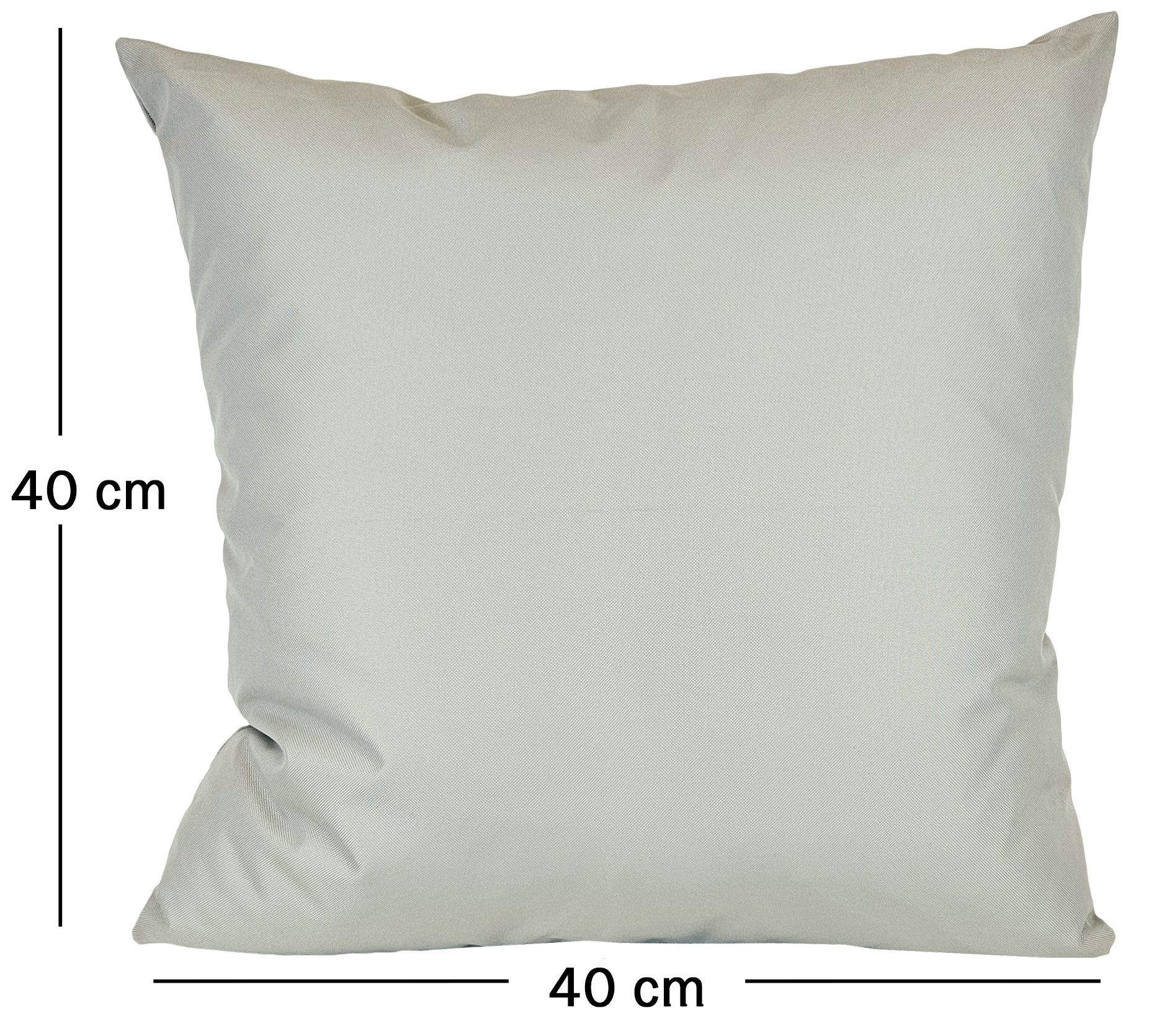 JACK Kissenbezüge 2er Set 40x40cm Outdoor Wasserfest, (2 Stück), 2x Kissenhülle, strapazierfähig, wasserabweisend, Innen & Außen