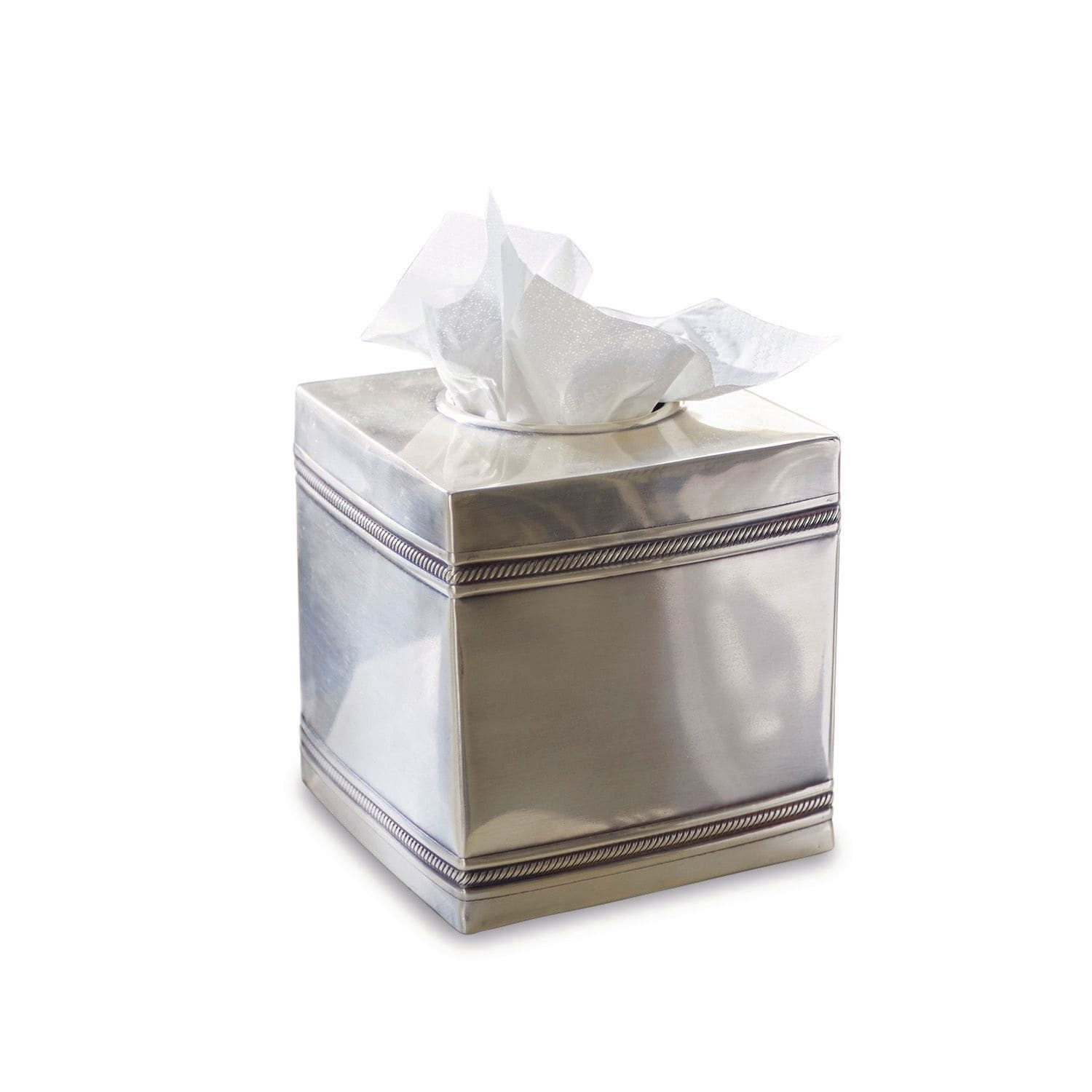 Mirabeau Badaccessoire-Set Taschentuchbox Semoine antiksilber