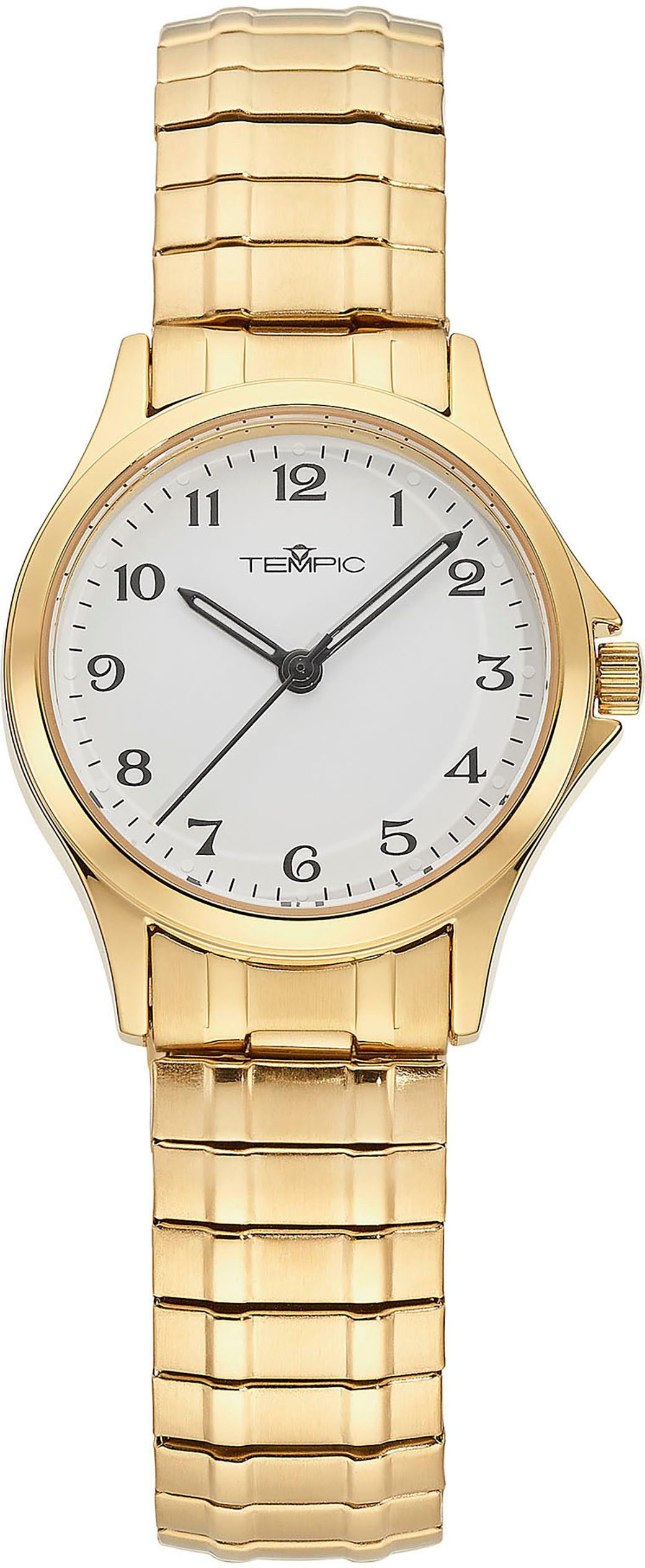 Tempic Quarzuhr, Armbanduhr, Damenuhr, analog, Flexband, Zugband günstig online kaufen