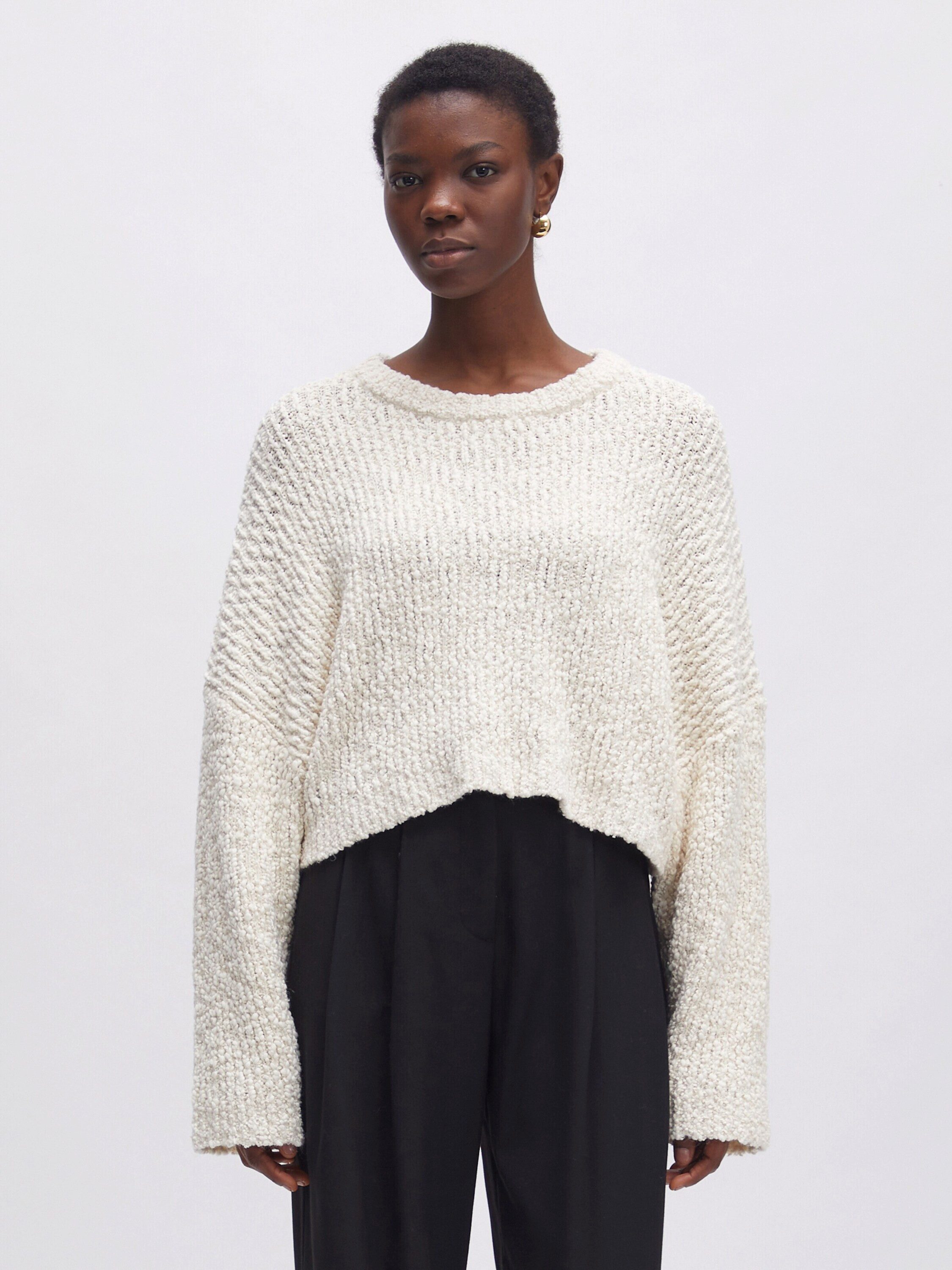 EDITED Rundhalspullover Orla (1-tlg) Plain/ohne Details günstig online kaufen