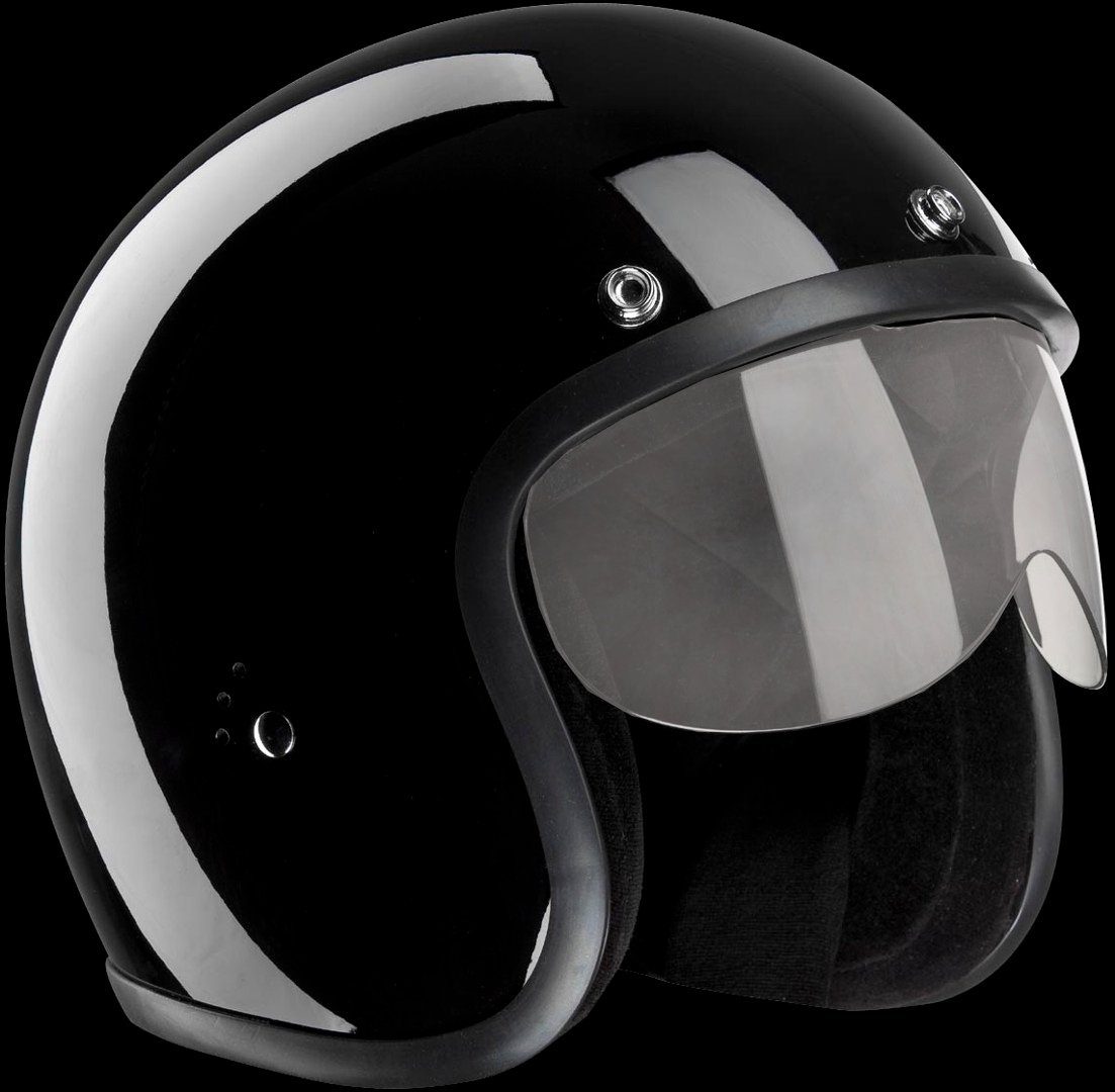 Bandit Motorradhelm Jet Steck Visier