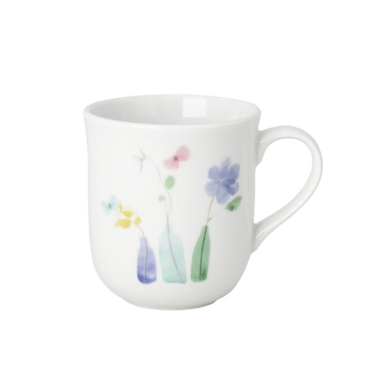 Hutschenreuther Becher Frühlingsgrüße Ostergeschirr, Porzellan, 0,41 L