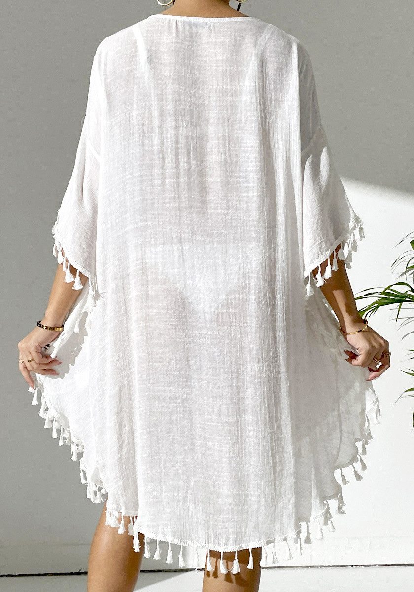 Lovolotti Strandkleid Damen Kleid LO-KLDE-L22 für Freizeit Urlaub und Strand
