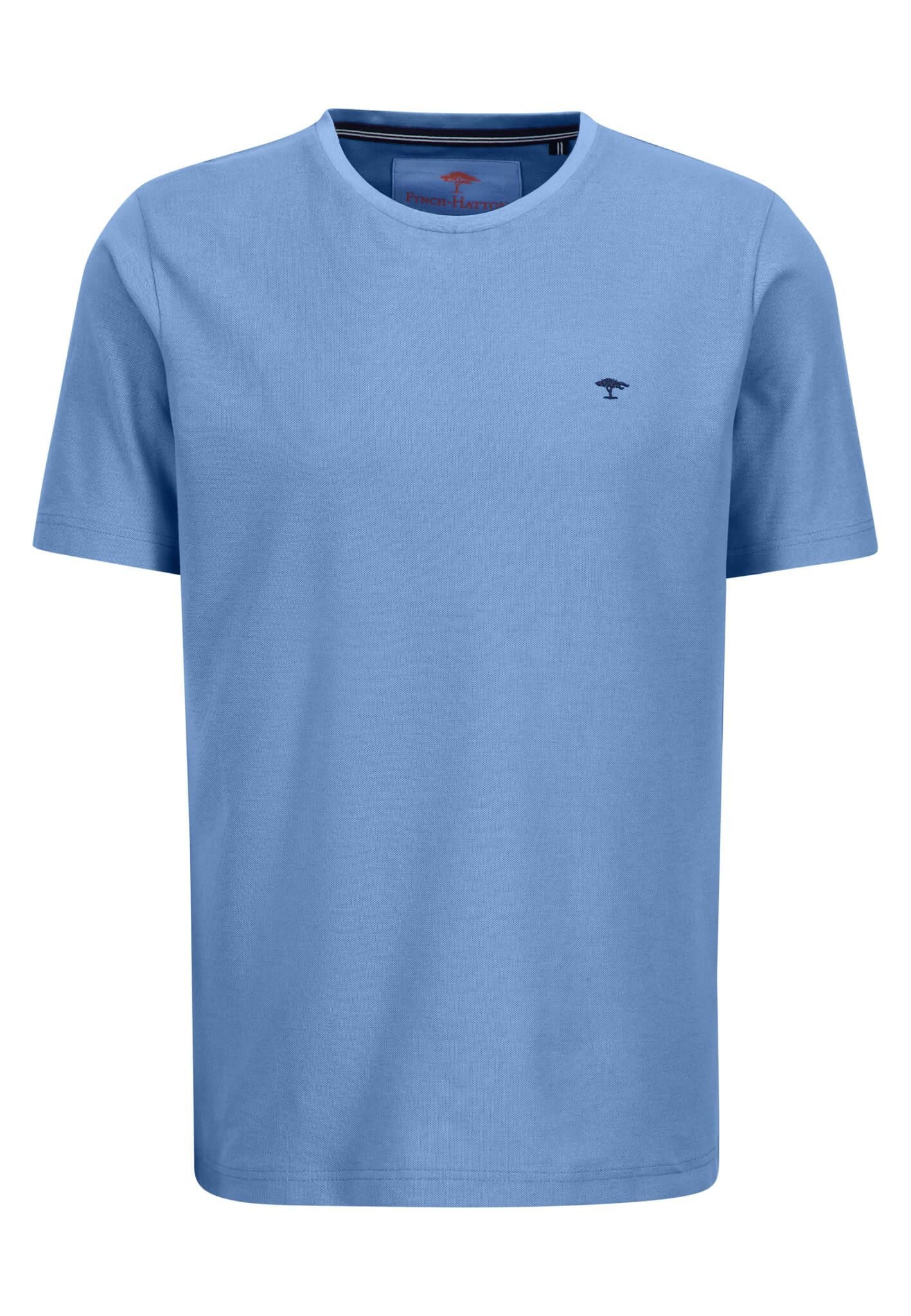 FYNCH-HATTON T-Shirt - Pique - Poloshirt ohne Kragen