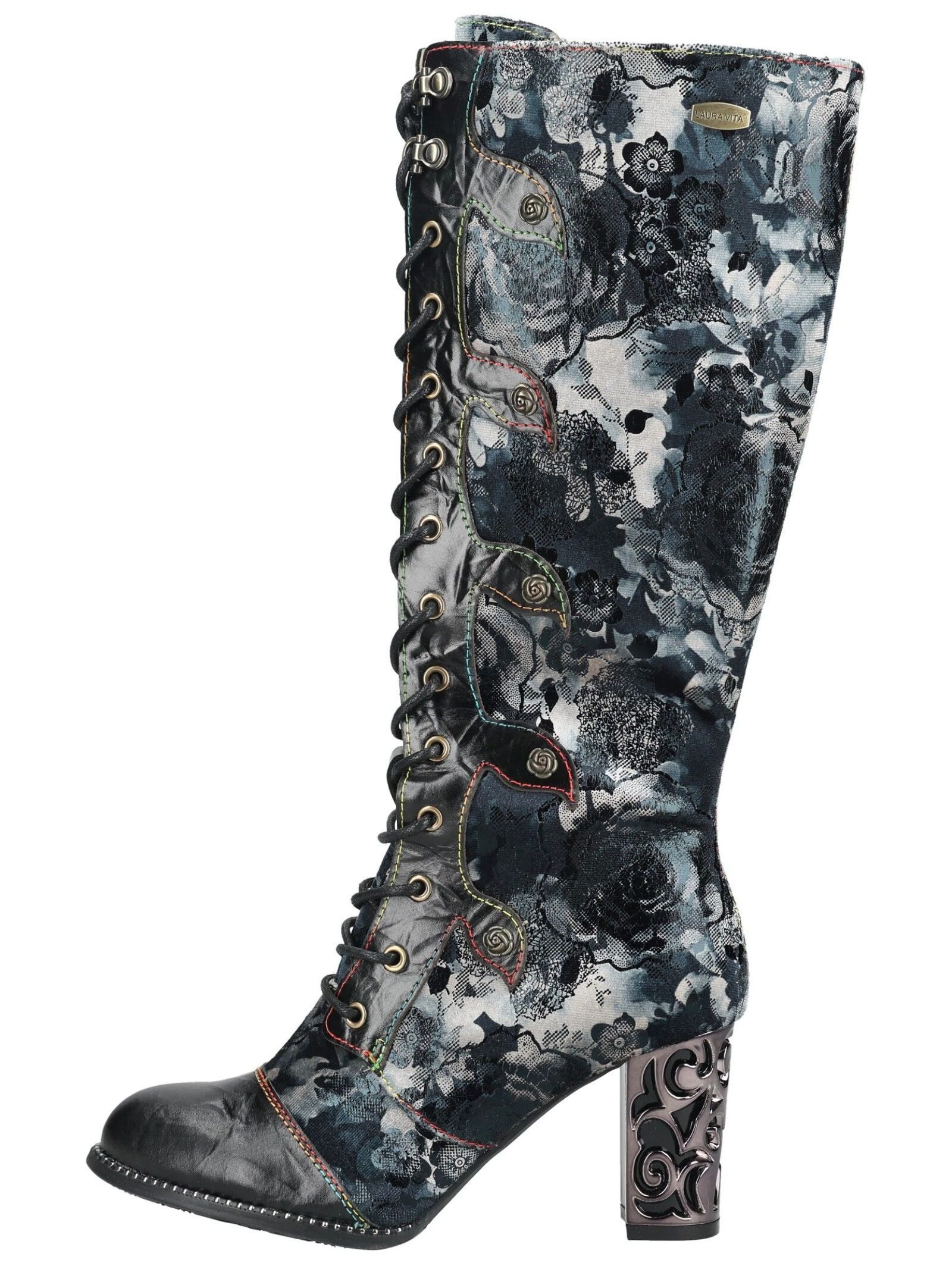LAURA VITA LAURA VITA Stiefel Leder/Textil High-Heel-Stiefel