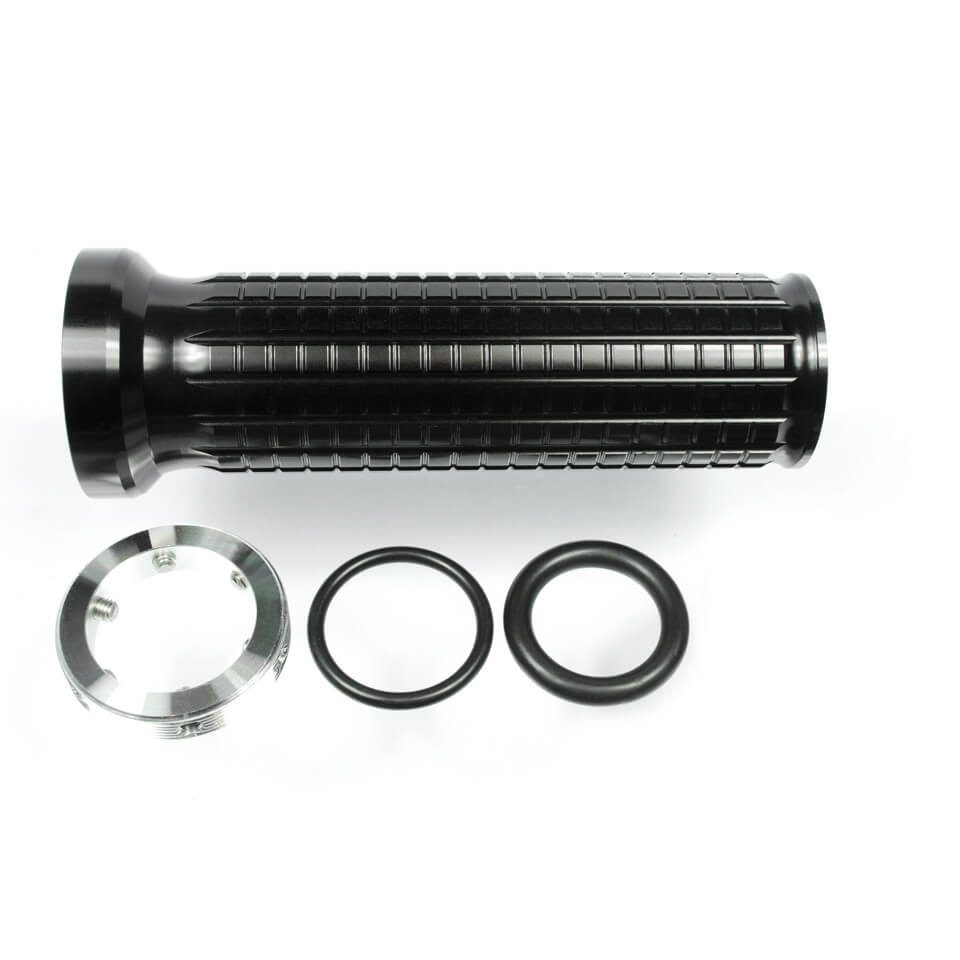 motogadget Auspuff-Flexrohr Alugriffe, schwarz