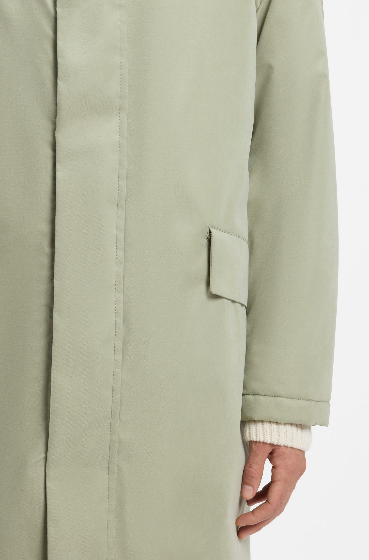 BOSS ORANGE Parka Omod mit funktionalen Details, wattiert