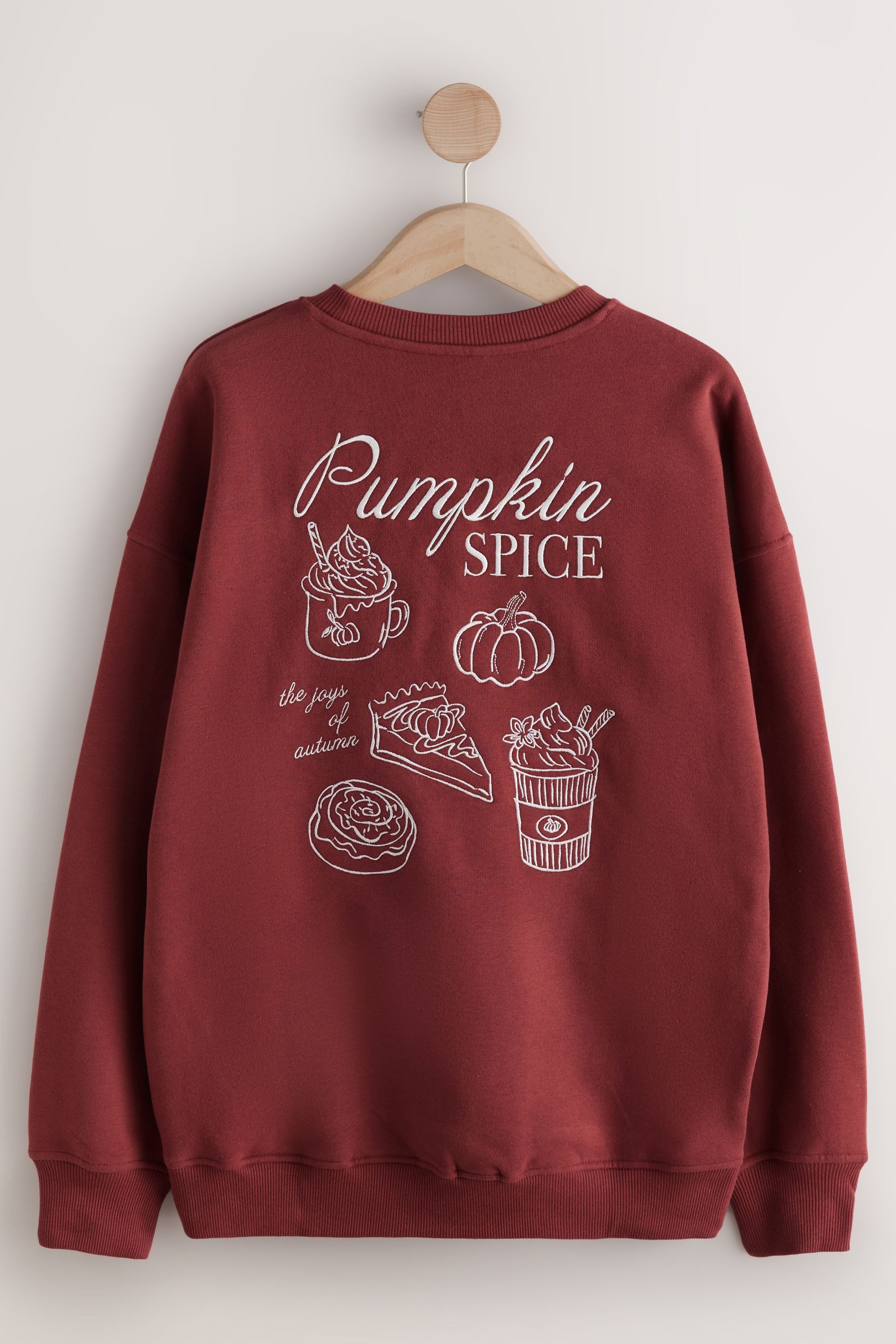 Next Sweater Rundhals-Sweatshirt, Stickerei und Grafik (1-tlg) günstig online kaufen