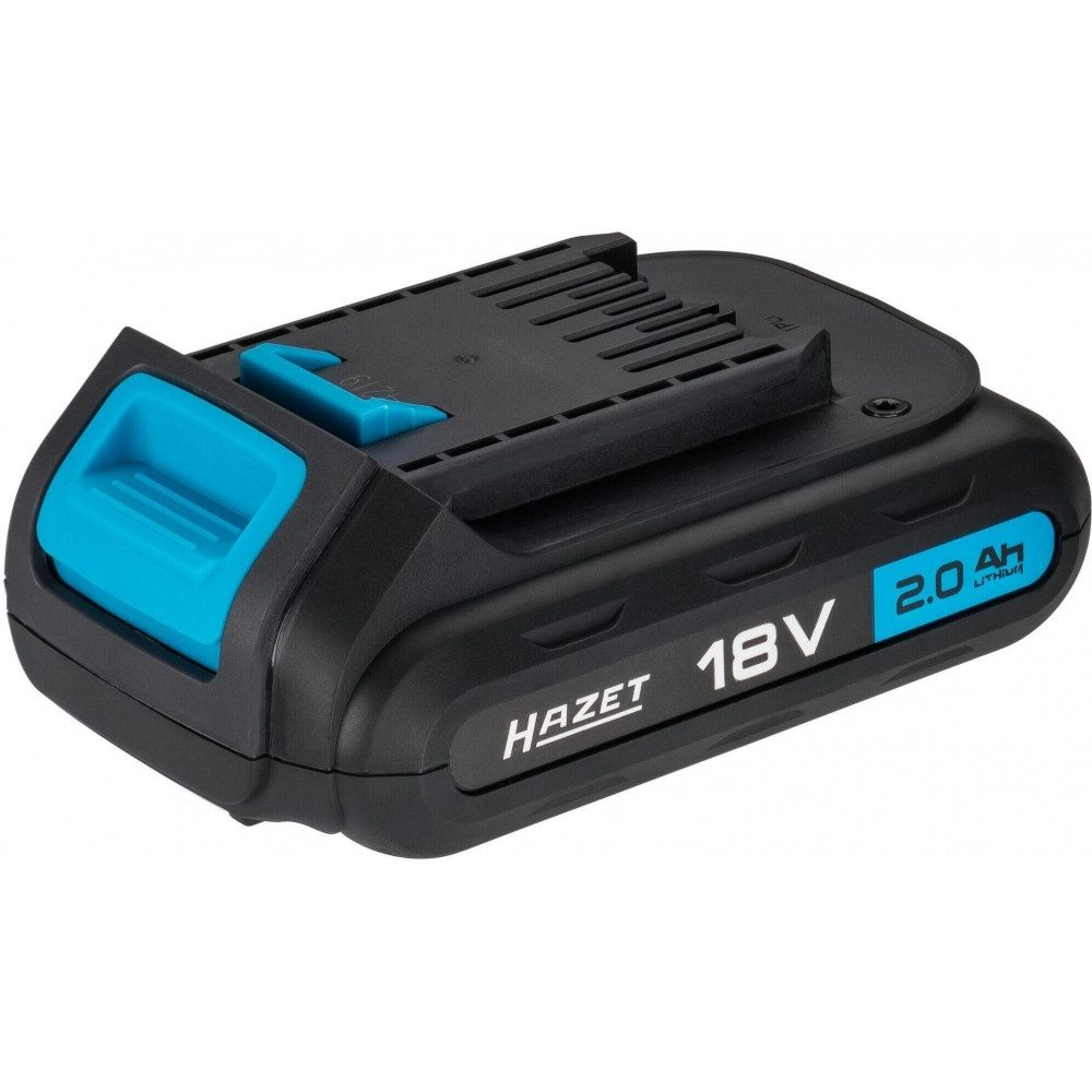 HAZET Hazet ERSATZ-AKKU 9212-02 Li-Ionen schwarz/blau Akku Ersatzakku für Hazet Werkzeuge, 18 Volt, 2 Ah, schwarz/blau (18 Volt V), Li-Ionen Akku 18 Volt, 2 Ah, kompatibel mit Hazet Werkzeugen