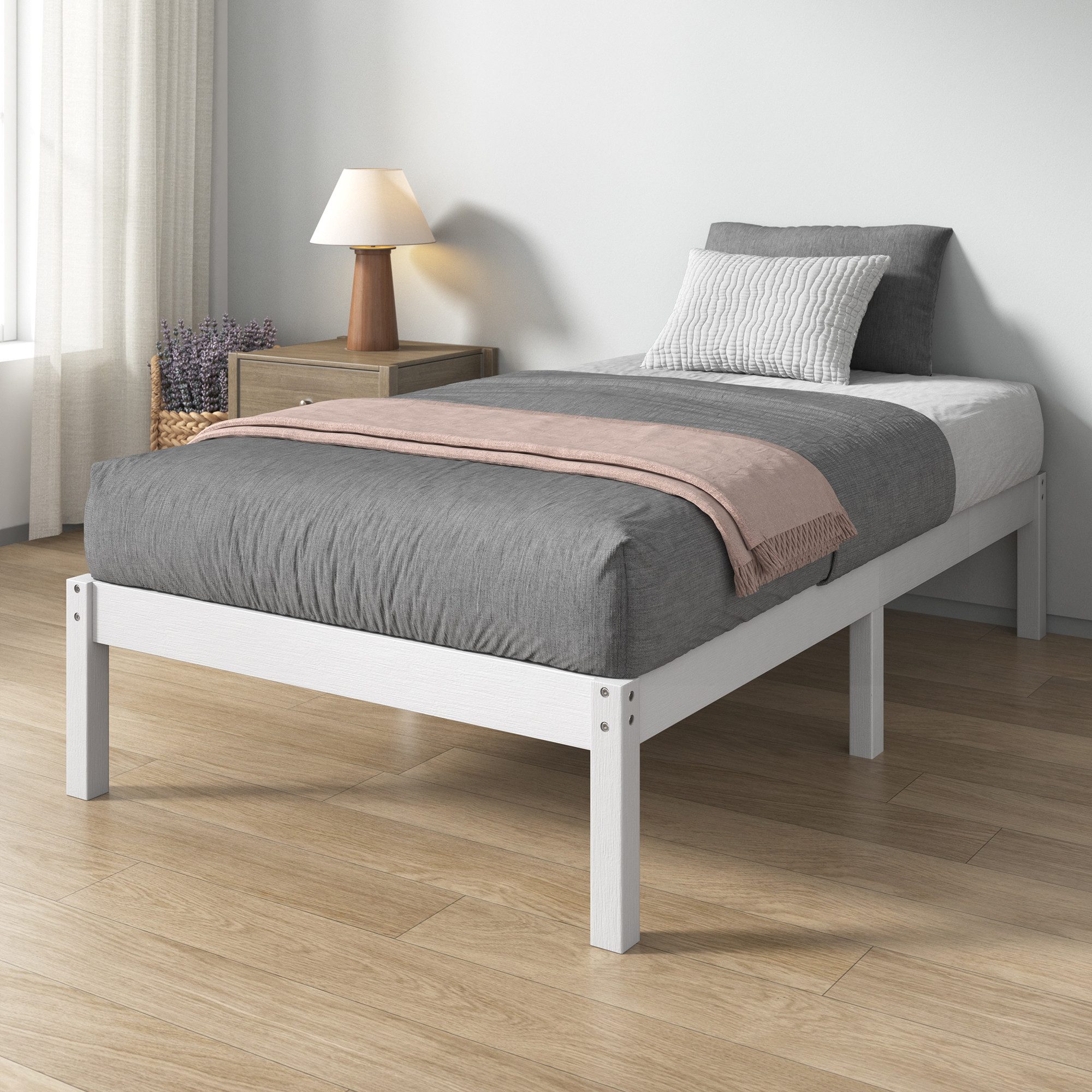 ZINUS Massivholzbett Emma Bamboo (Packung, 1-tlg., aus nachhaltigen Bambus, günstig online kaufen