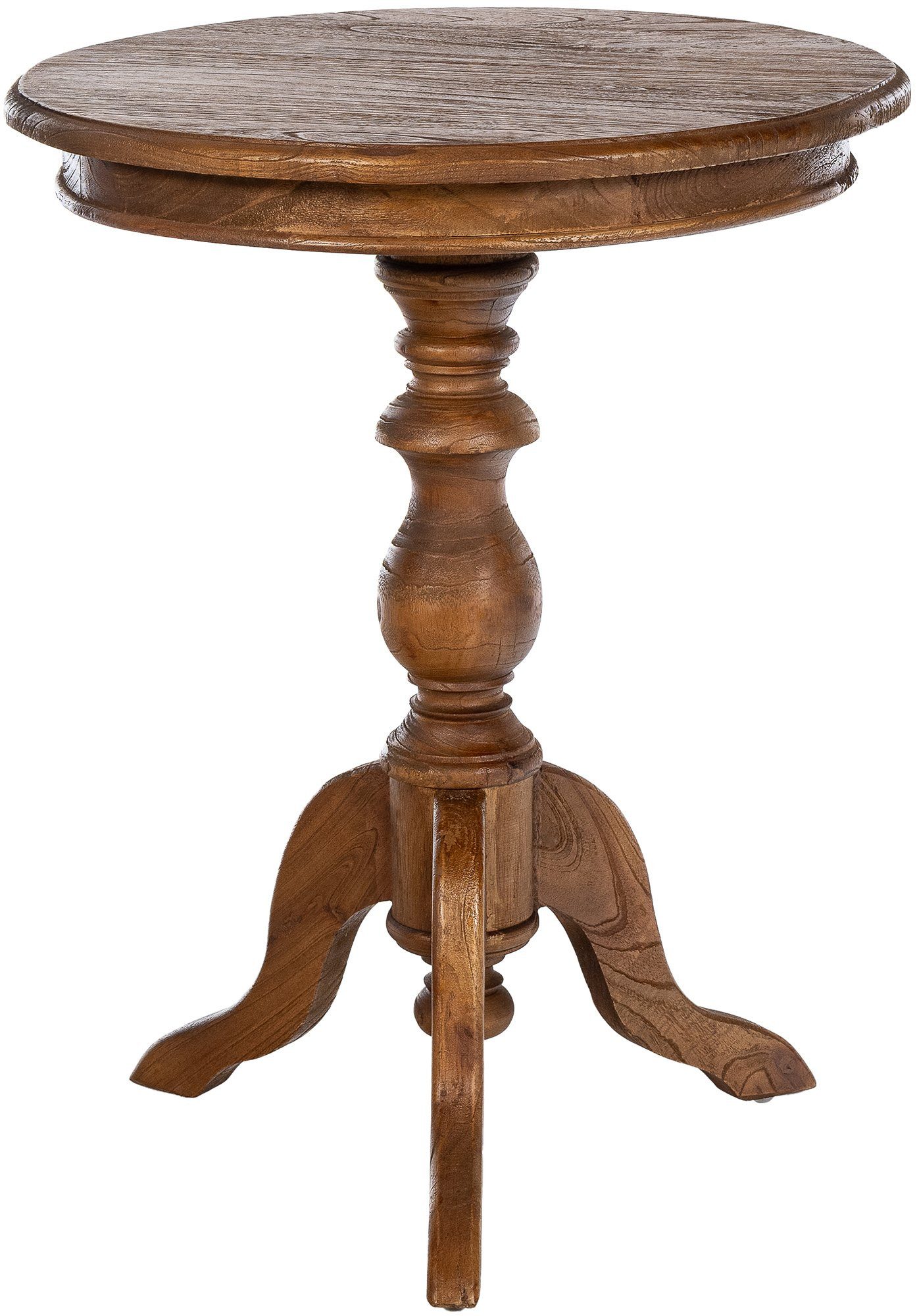 CLP Beistelltisch Wiva (1er), runder Tisch aus Mindiholz, 50 cm Durchmesser