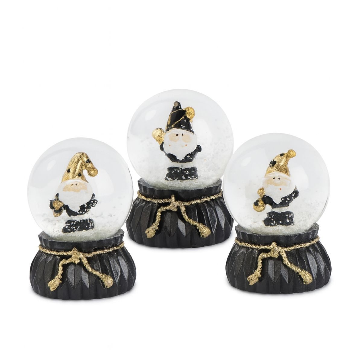 RIFFELMACHER & WEINBERGER Schneekugel Schneekugel 6,5 cm, 3 Motive sortiert, Schwarz G