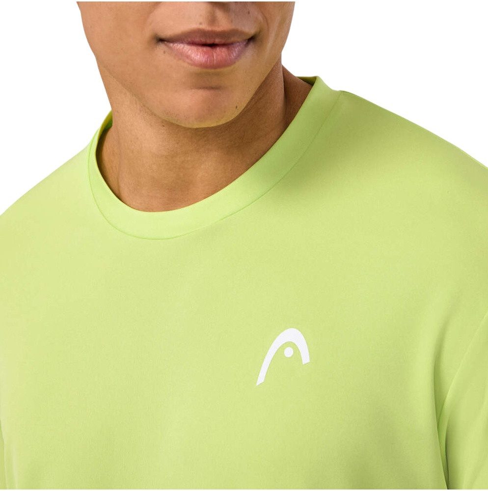 Head Poloshirt Tennis-Tshirt Slice II (feuchtigkeitsabsorbierend) limegelb Herren