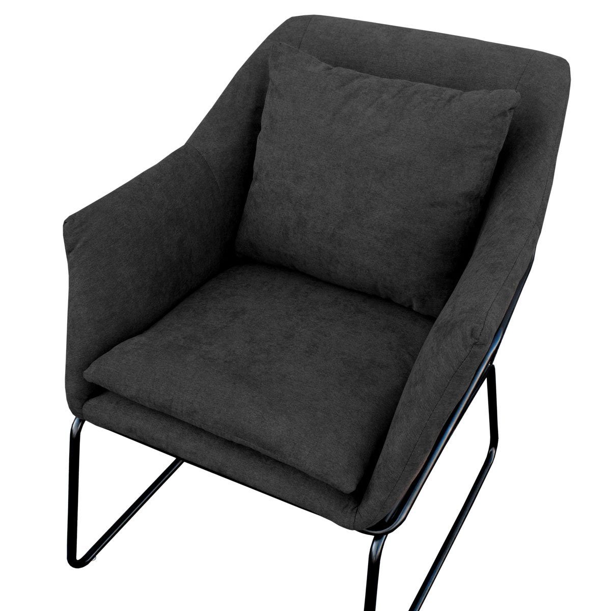 SVITA Cocktailsessel JOSIE (1-St., Loungesessel), inkl. Sitz- und Rückenkissen,Kissen mit Reißverschluss,gepolstert