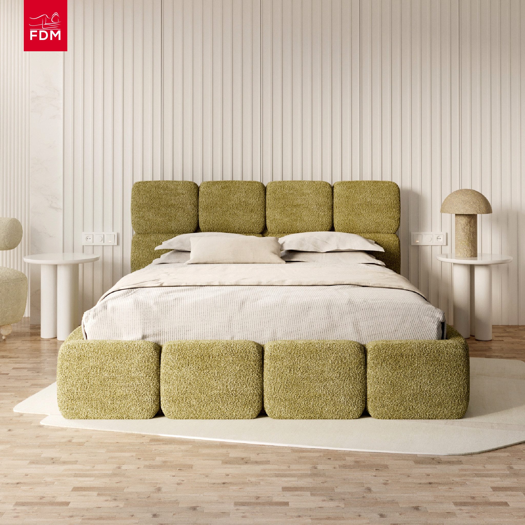 FDM Polsterbett CLOUDY Bettgestell Bett 140x200, günstig online kaufen