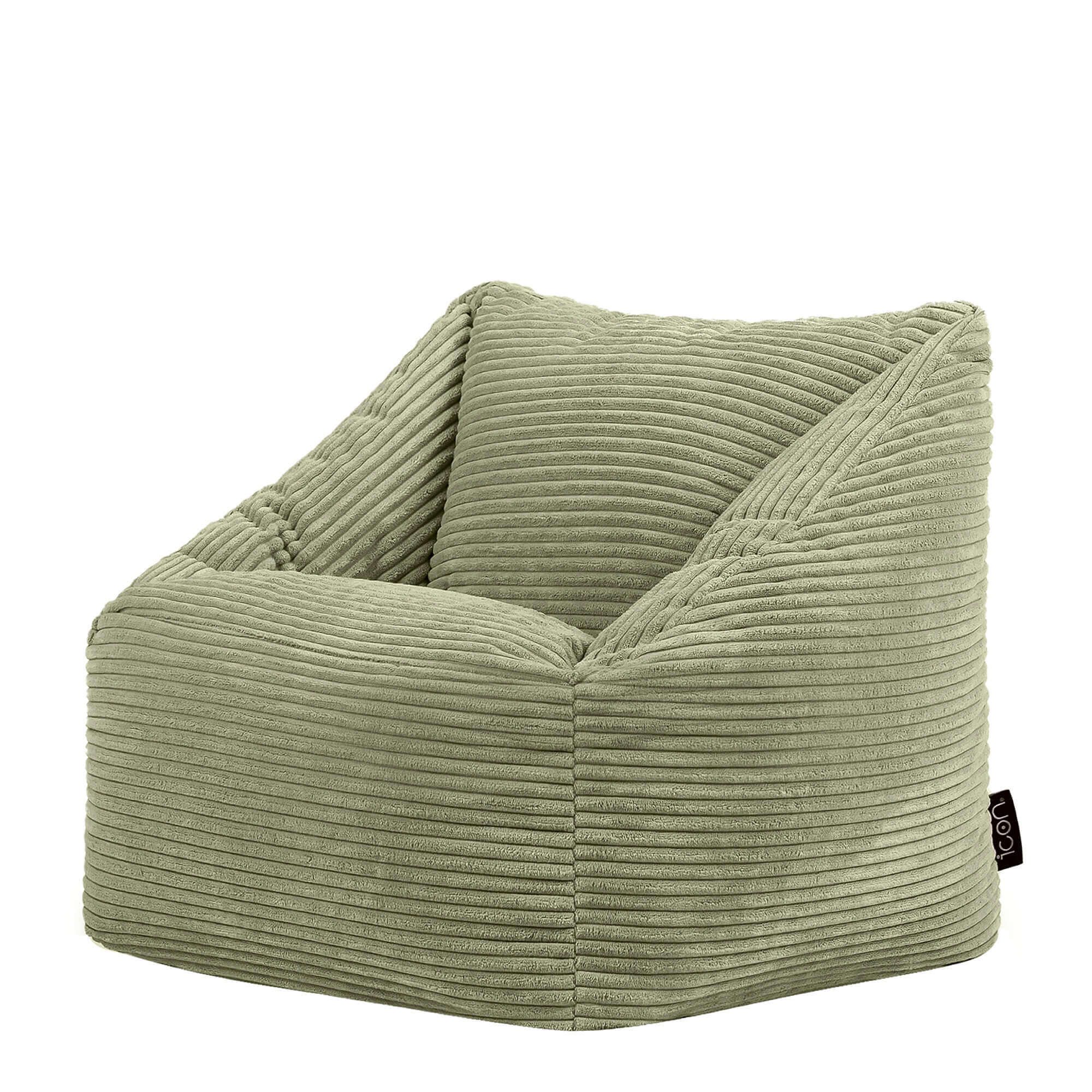 icon Sitzsack Kinder aus Cord Flauschig „Natalia“, 55x44cm, Made in Germany, für Kinderzimmer