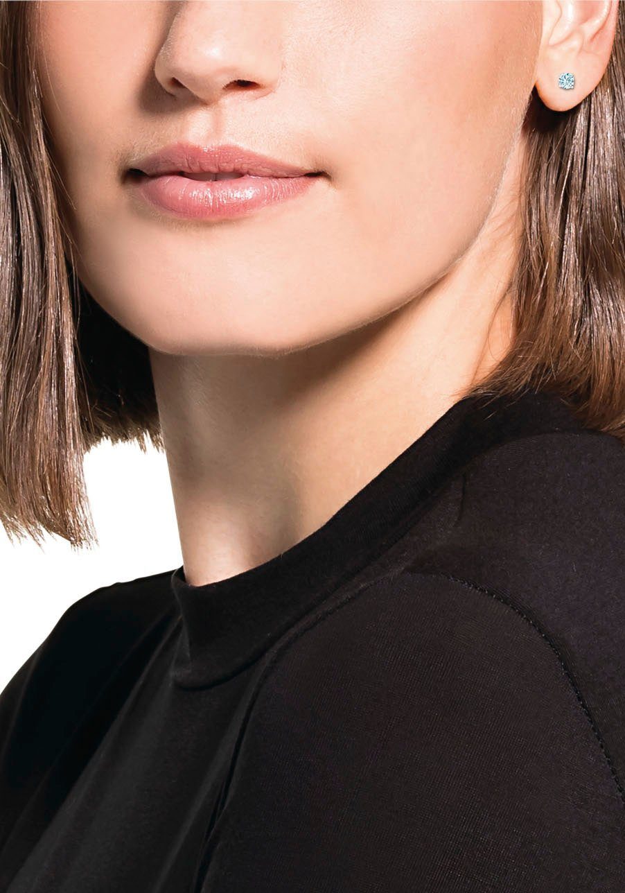 Amor Paar Ohrstecker (2-tlg), mit Zirkonia (synth)