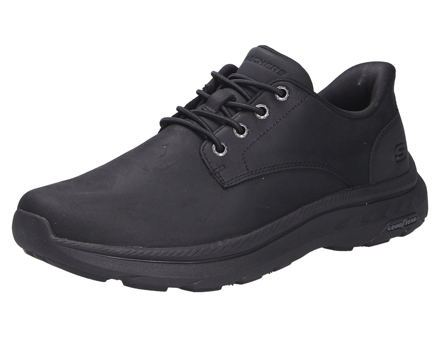 Skechers Herren Slipper (Flexible Laufsohle) Echtleder