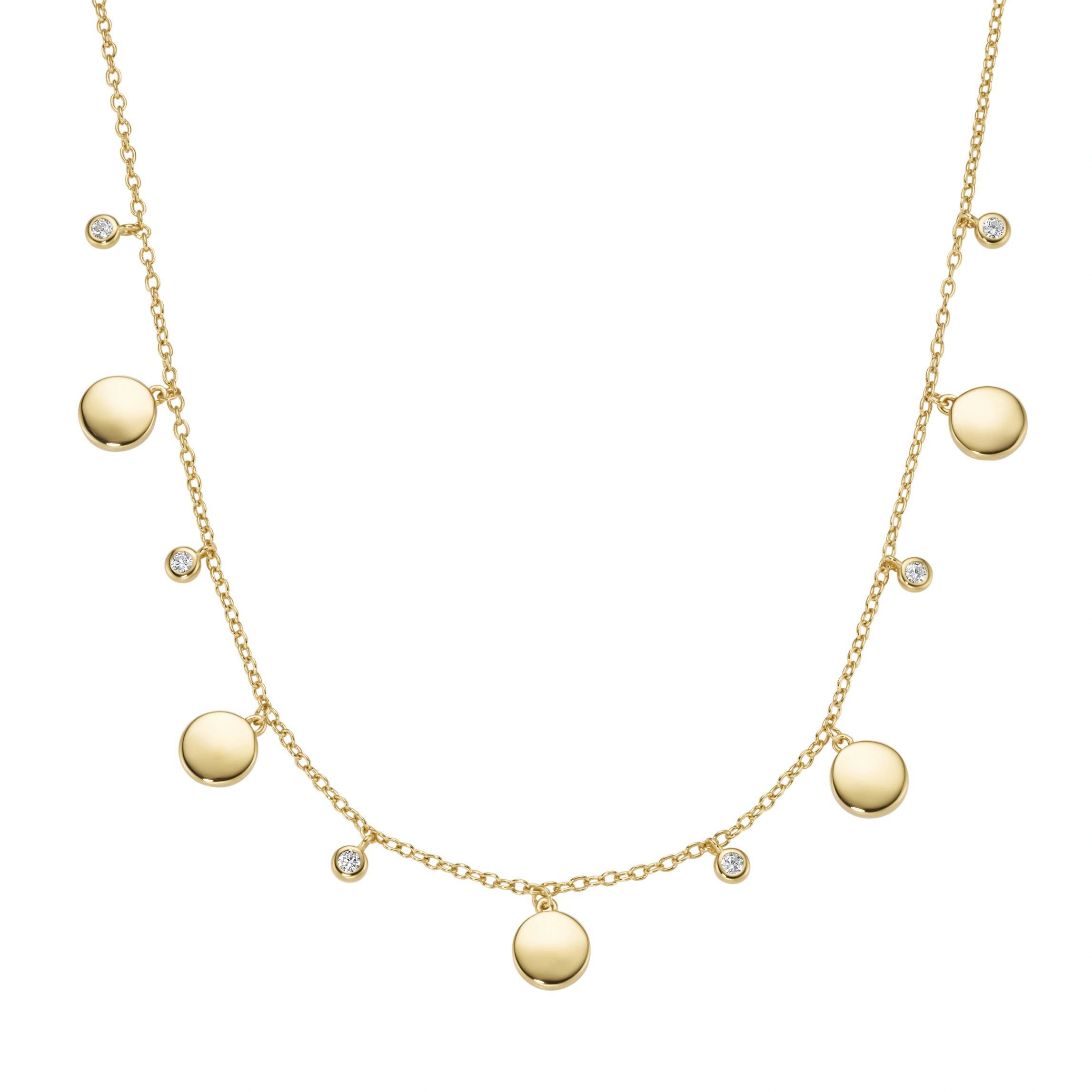 Smart Jewel Collier mit runden Plättchen günstig online kaufen