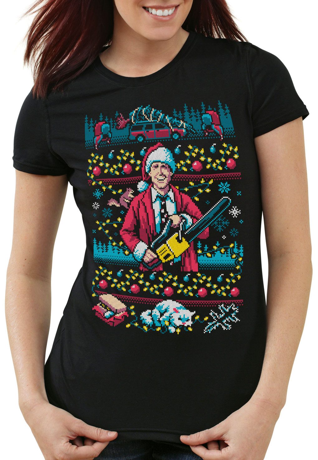 style3 T-Shirt Griswold Schöne Bescherung clark günstig online kaufen