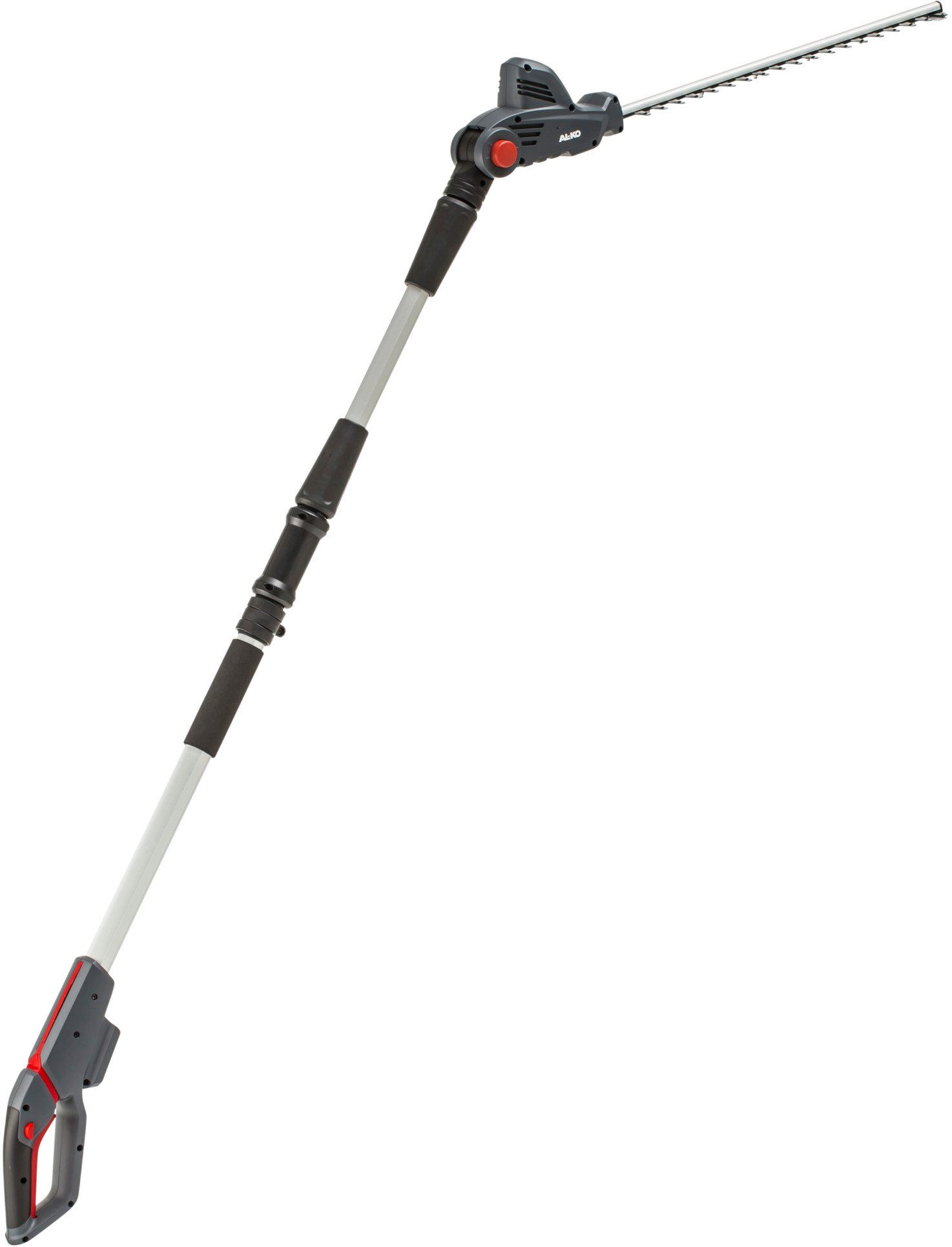 AL-KO Akku-Heckenschere AKKU-HOCHHECKENSCHERE HTAD 1845 (ohne Akku und Ladegerät), bis 2,6 m Arbeitshöhe, Schaftrohr: Teleskop (210-260 cm)