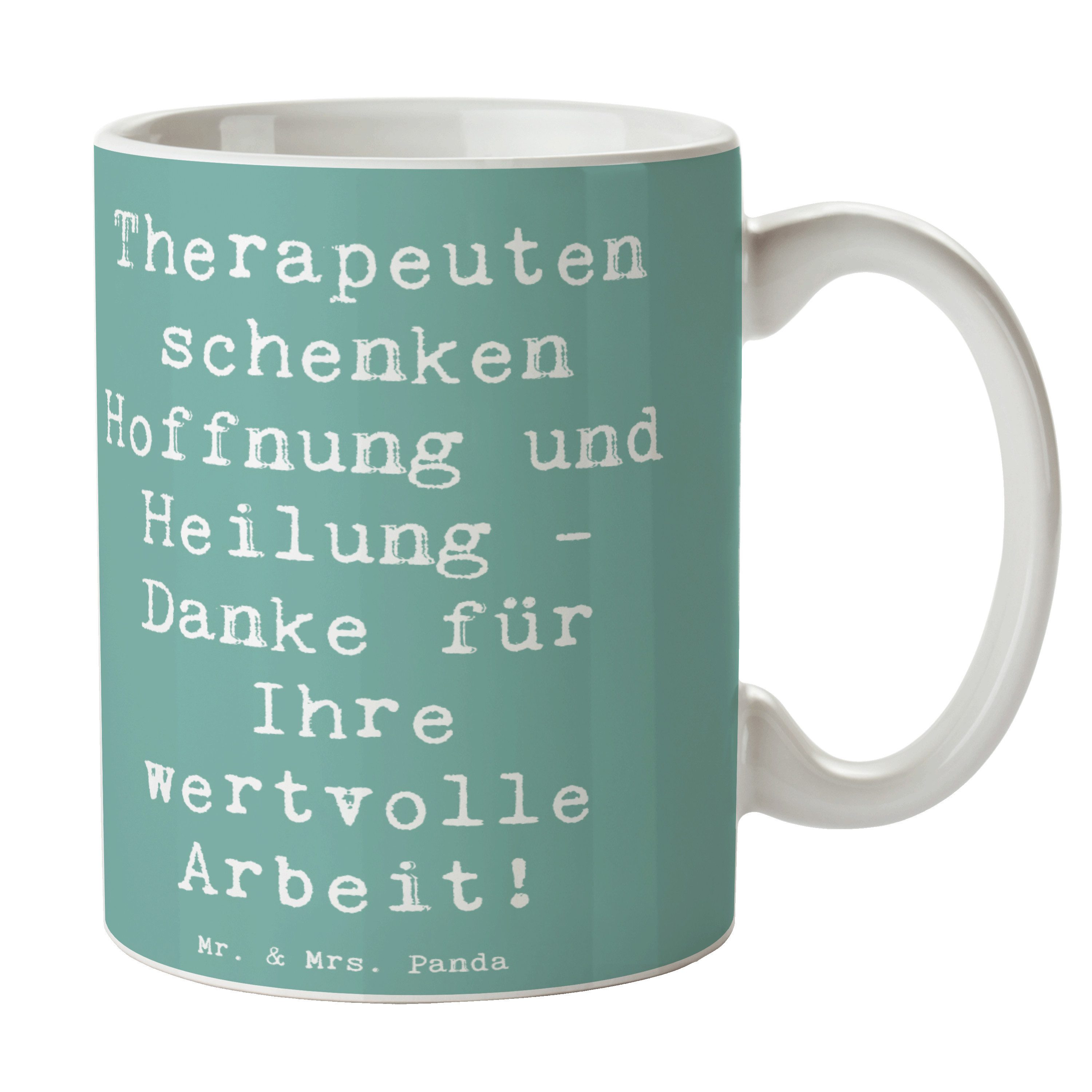 Tasse Therapeut Dankeschön - Meeresbrise - Geschenk, Psychologen, Kaffeetas
