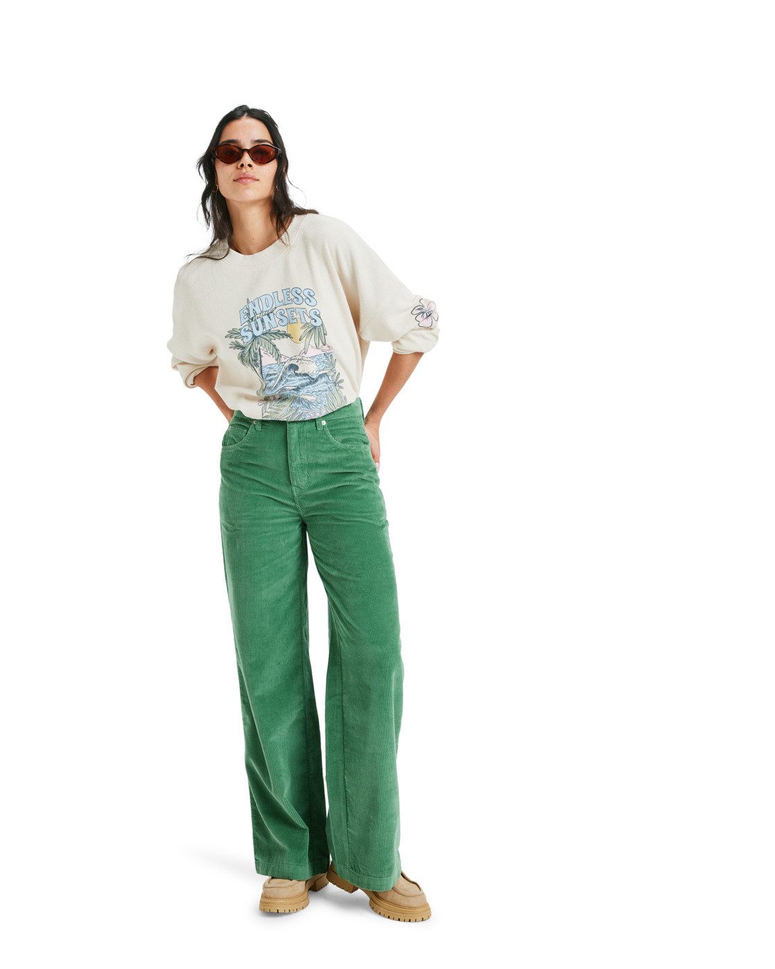 Roxy Stoffhose Surf On Cloud Cord günstig online kaufen