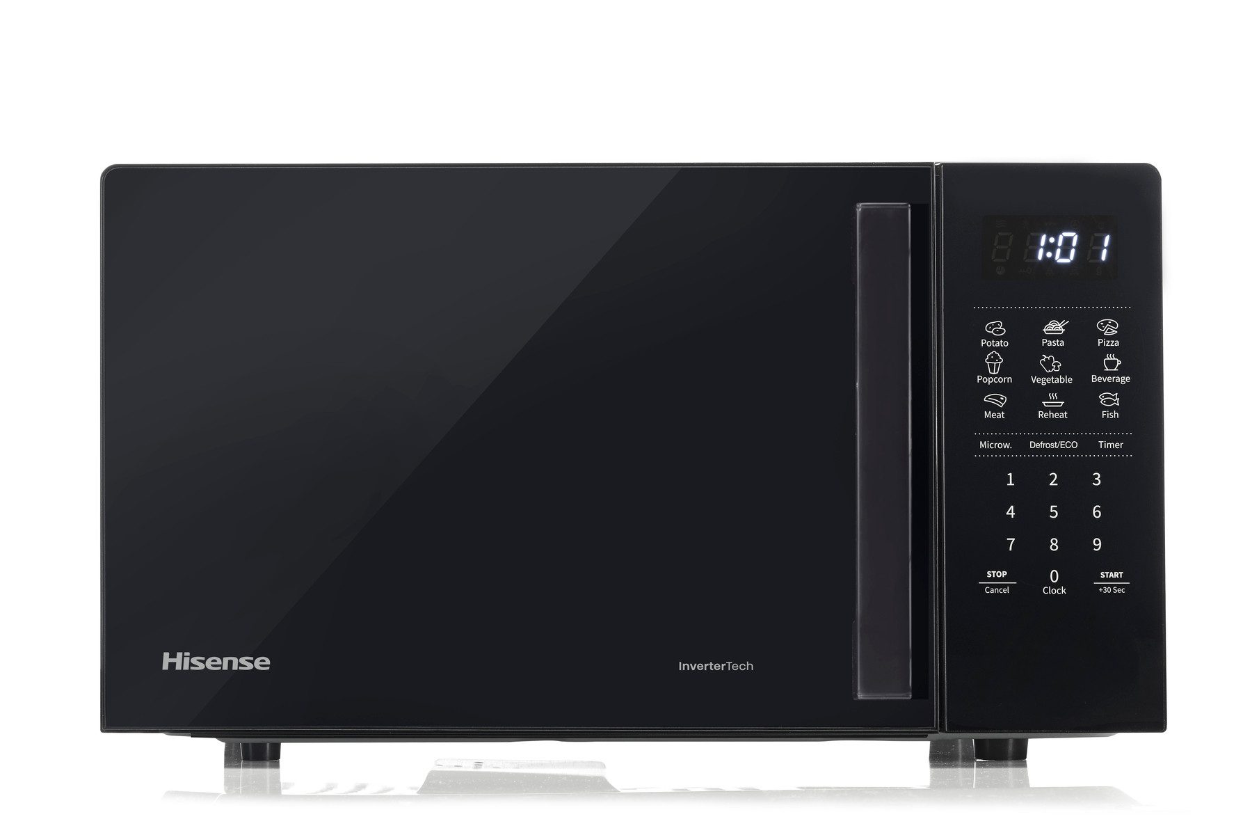 Hisense Mikrowelle H20MOBS4I, Mikrowelle, 20 l, Inverter Technologie