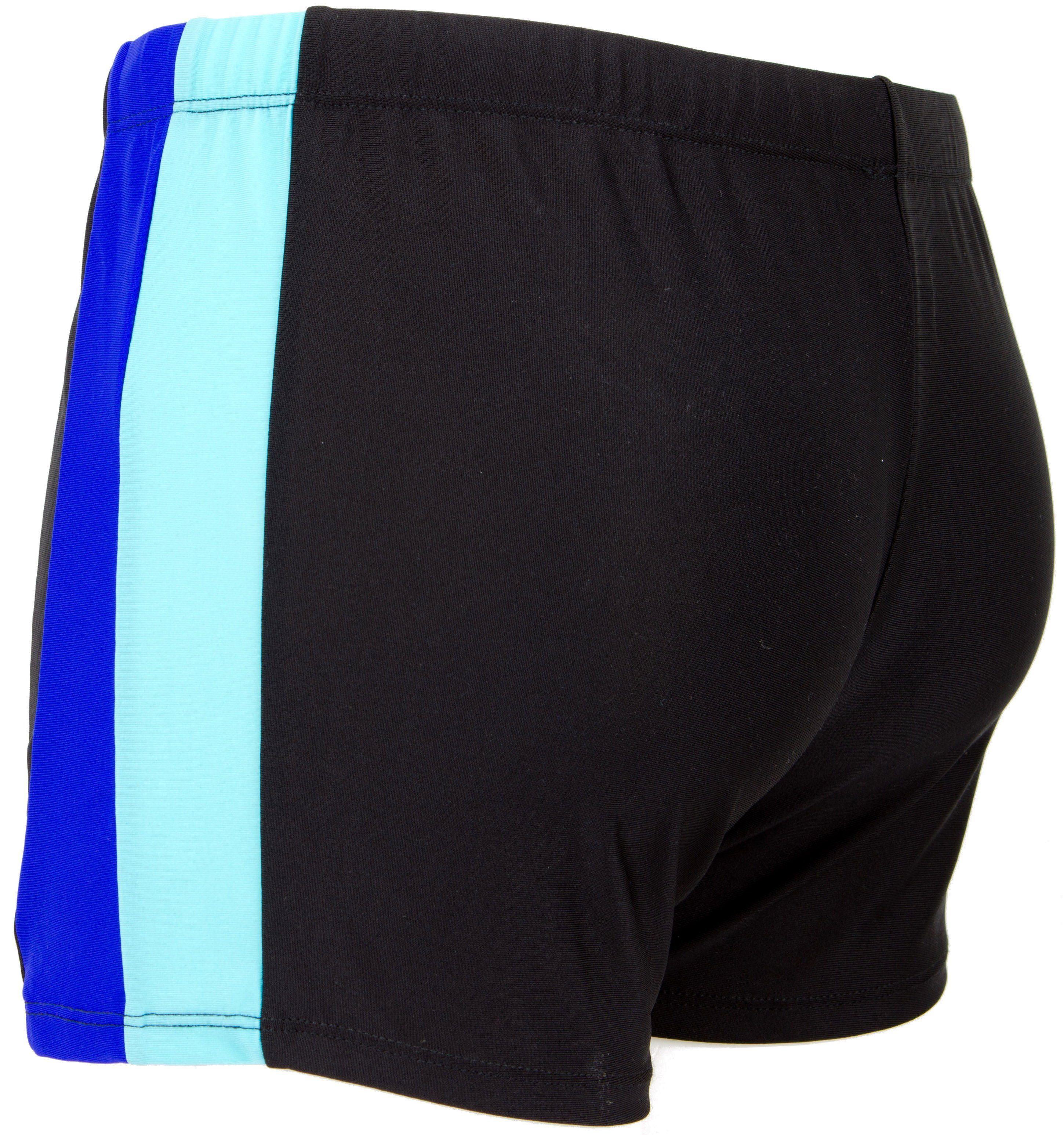 Luvanni Boxer-Badehose Badehose Herren Schnelltrocknende Beachshorts Badeshorts enganliegend Schwimmhose Männer Shorts Hose mit Streifenmuster – Bild 5 von 5