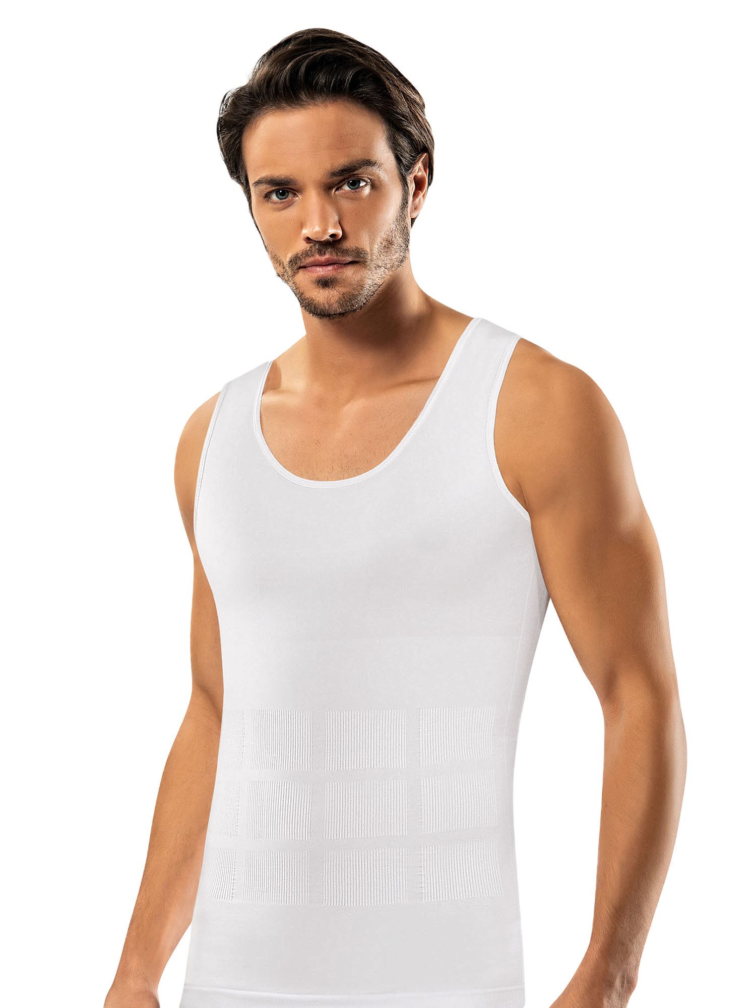 Tanktop Erdem Weißes nahtloses Magic Unterhemd 650