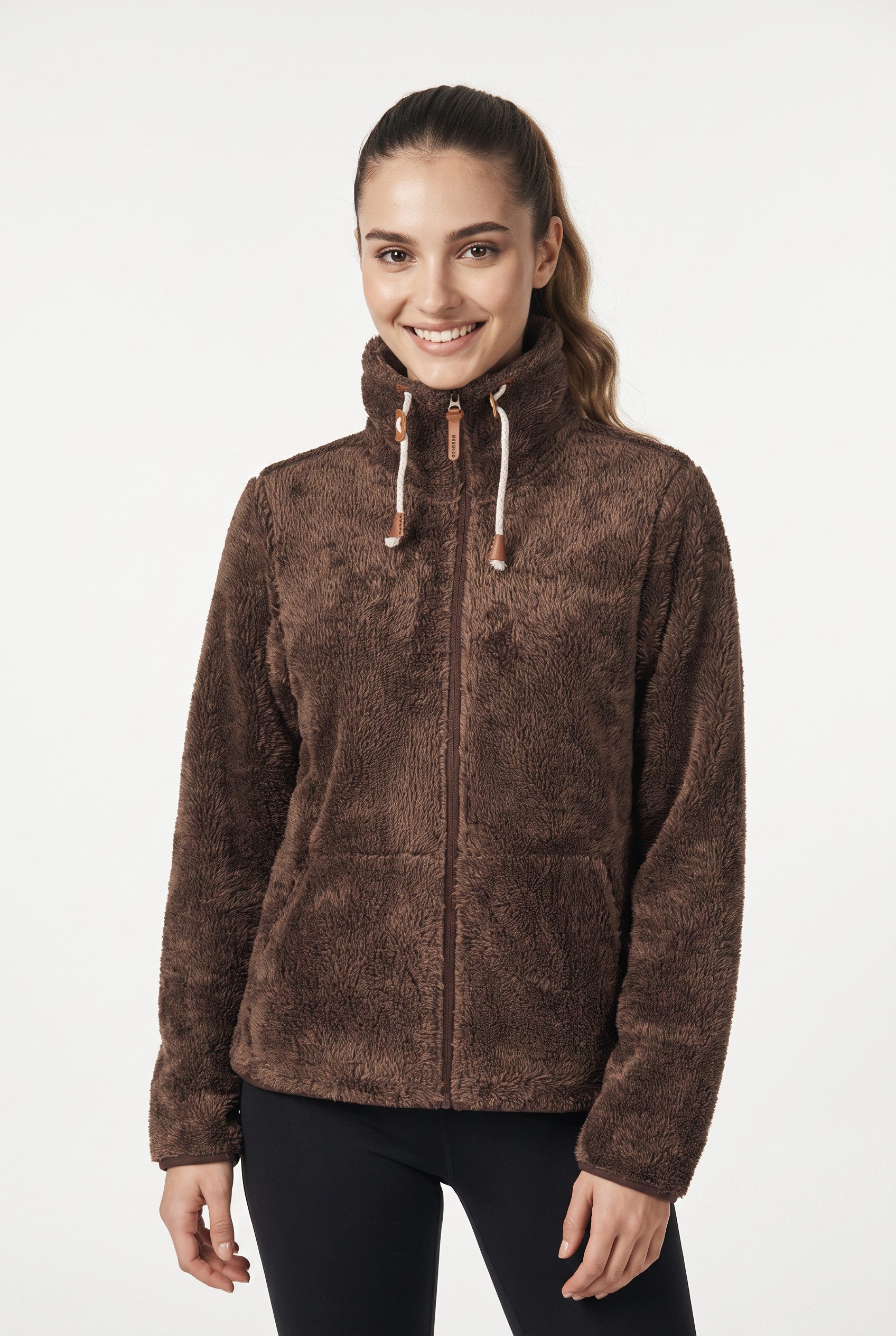 Icepeak Fleecejacke ICEPEAK COLONY sportlicher Stil, mit Reißverschluss, schnell trocknendes Material