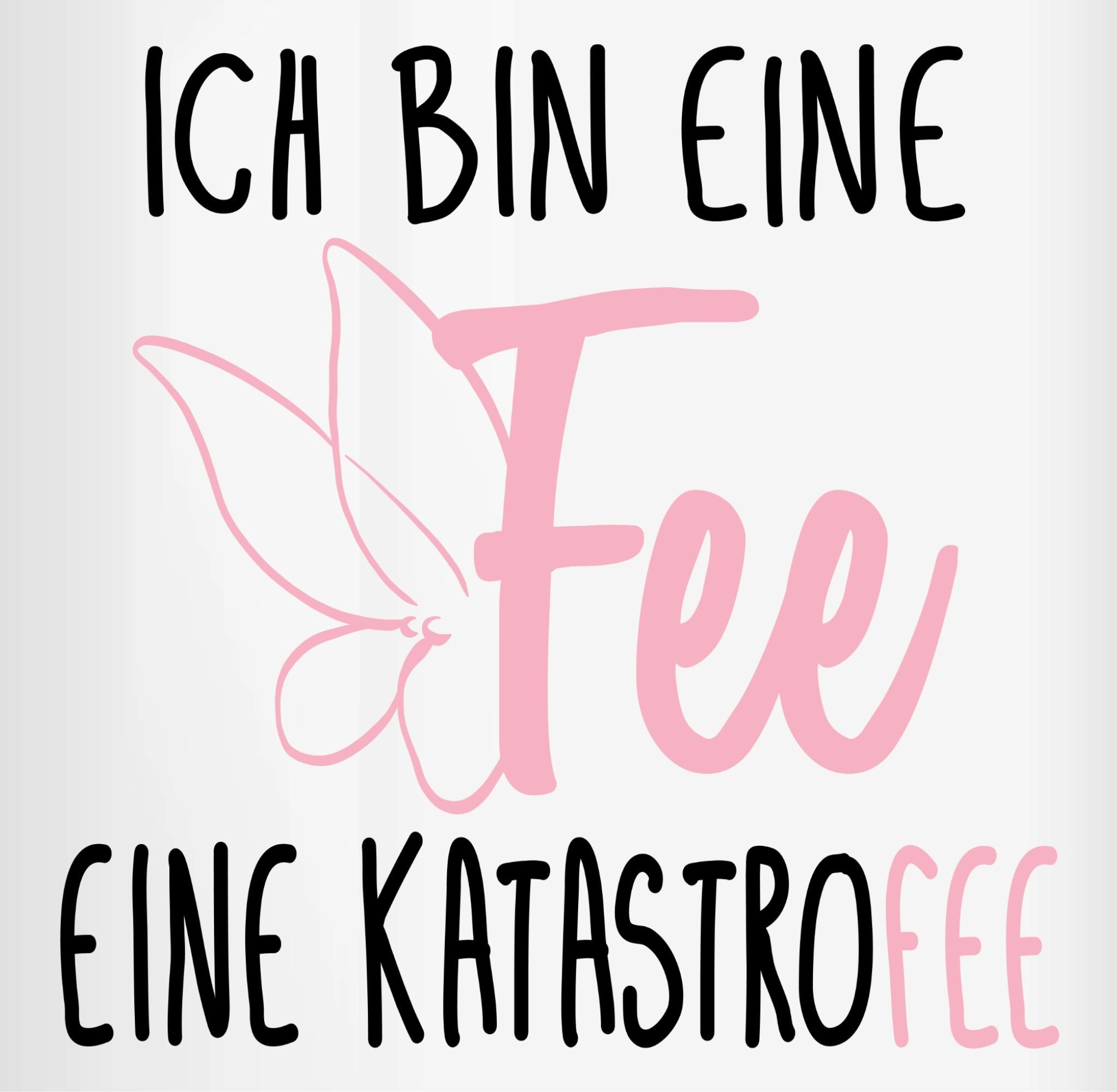 eine Statement Shirtracer Bordeauxrot Ich 2 Tasse Fee, Keramik, bin Sprüche