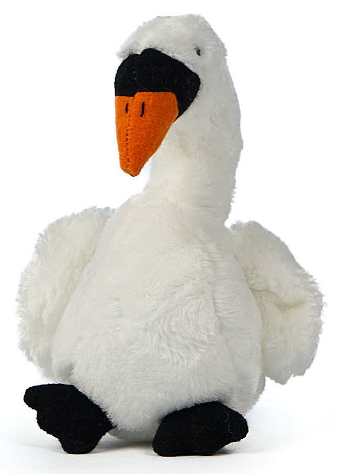 Uni-Toys Kuscheltier Schwan Plushie - 13 cm (Höhe) - Plüschtier, zu 100 % recyceltes Füllmaterial
