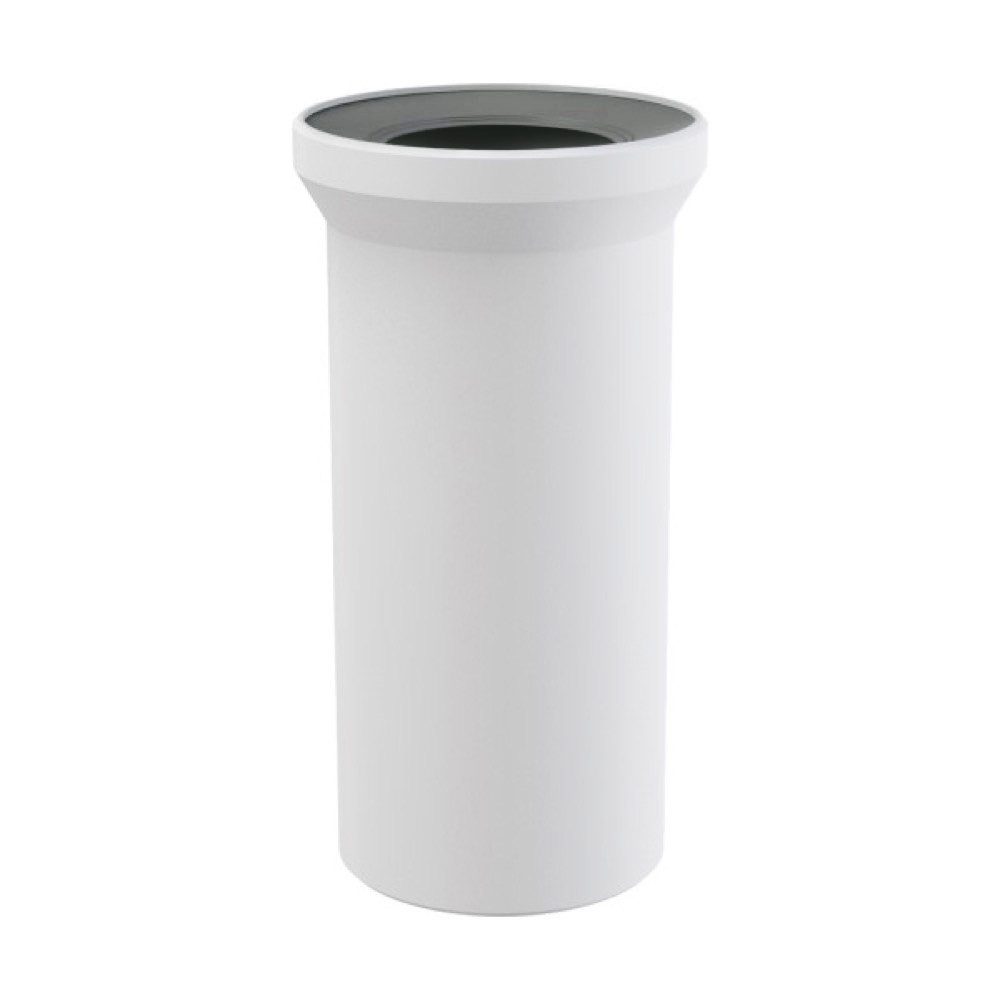 Aloni WC-Anschlussrohr 4090350, (1-tlg), WC-Anschluss Anschlussstutzen L 350 mm Abfluß weiß DN 90/110