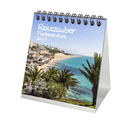 Seelenzauber Tischkalender Reisezauber Fuerteventura Kalender für 2025 Format 10 x 10cm Spanien