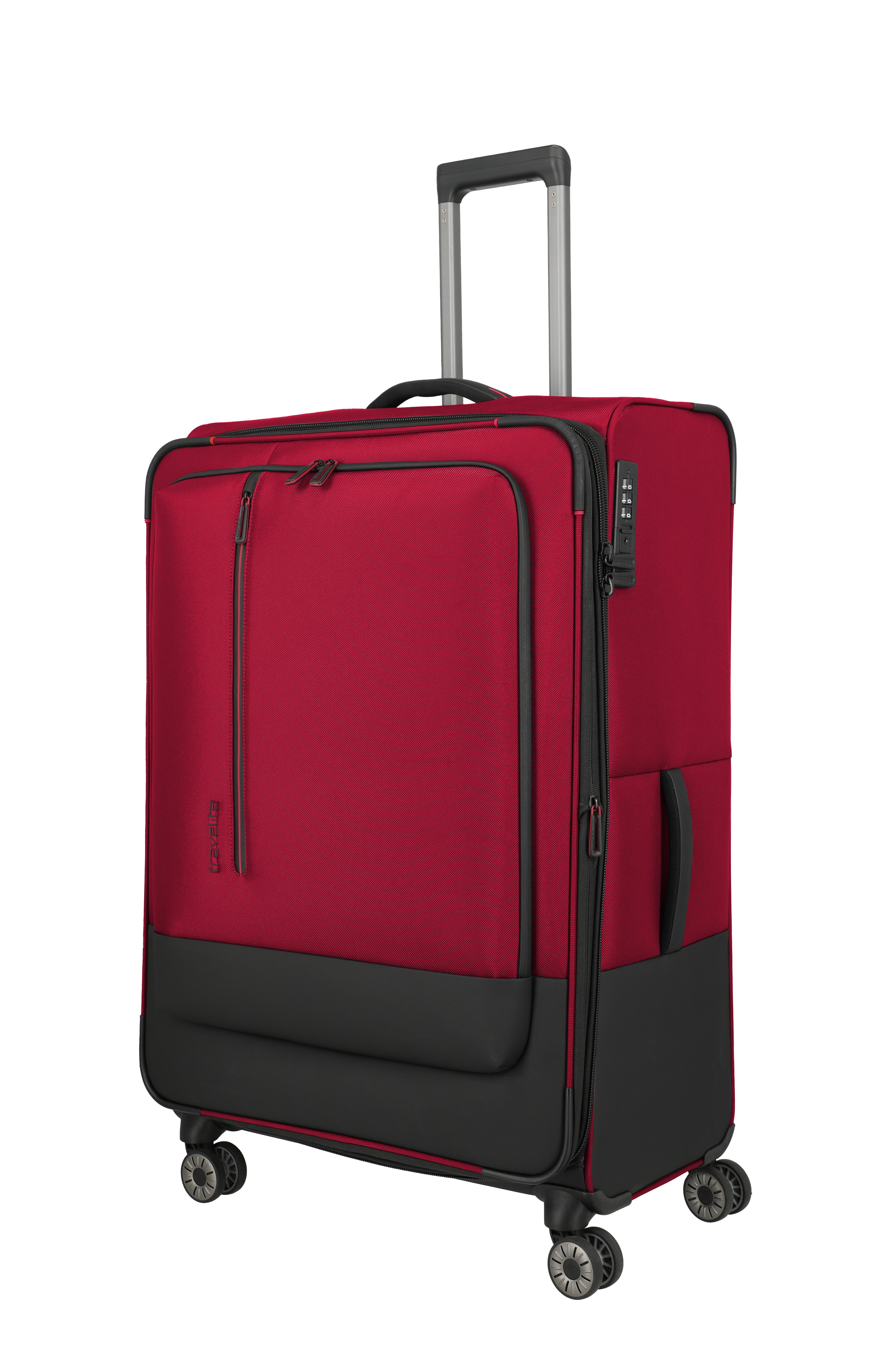 travelite Weichgepäck-Trolley CROSSLITE Reisekoffer Weichgepäck, 4 Rollen, Koffer, mit TSA-Schloss, wasserabweisendes Material