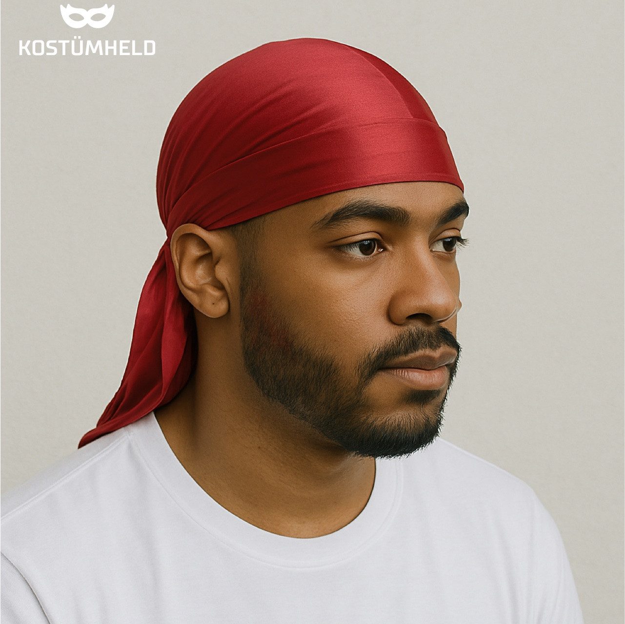 TK Gruppe Kostüm Durag – Kostüm Kopfbedeckung für Fasching & Karneval Hip Hop